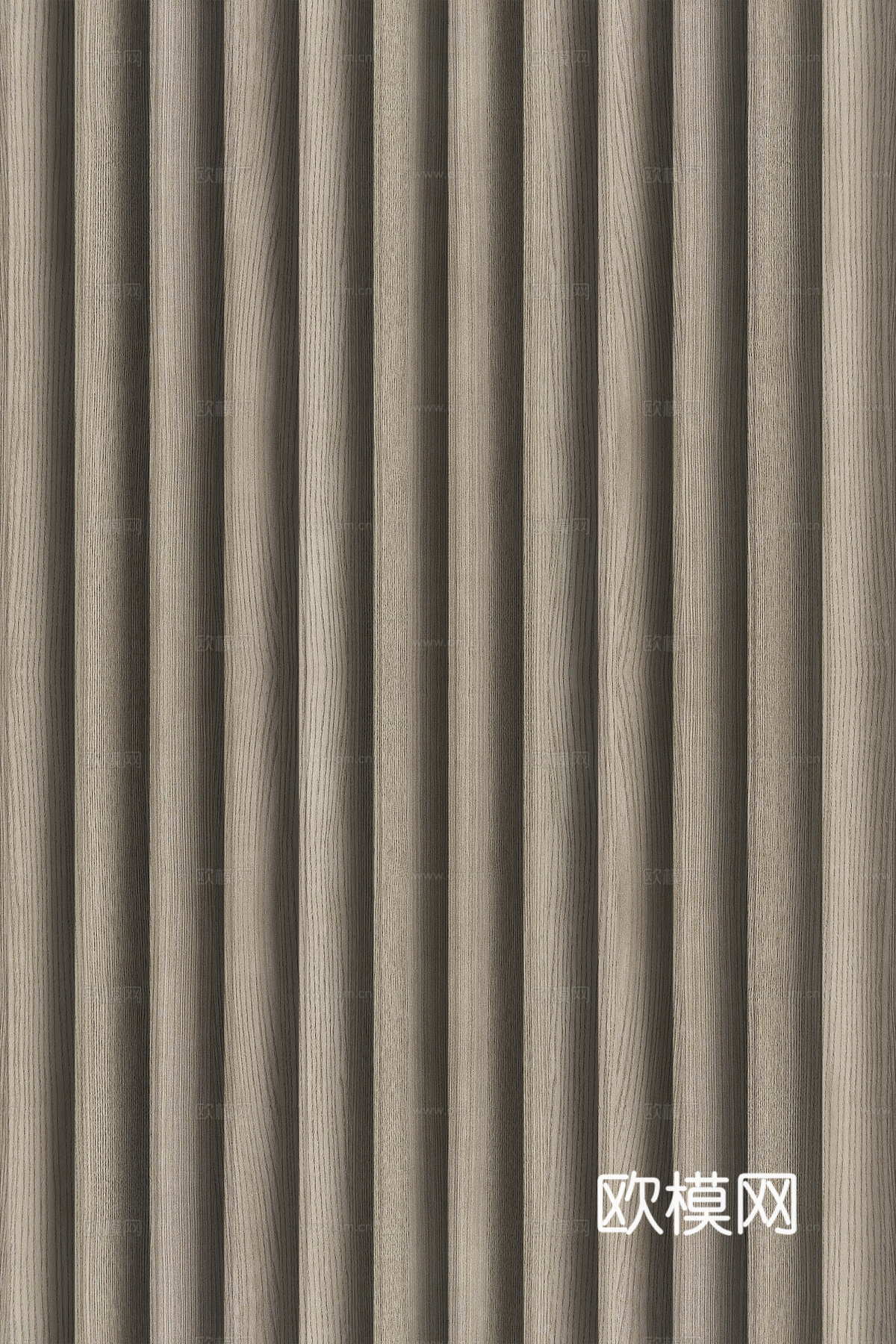 高清木纹格栅长城板下载（渲染图8）