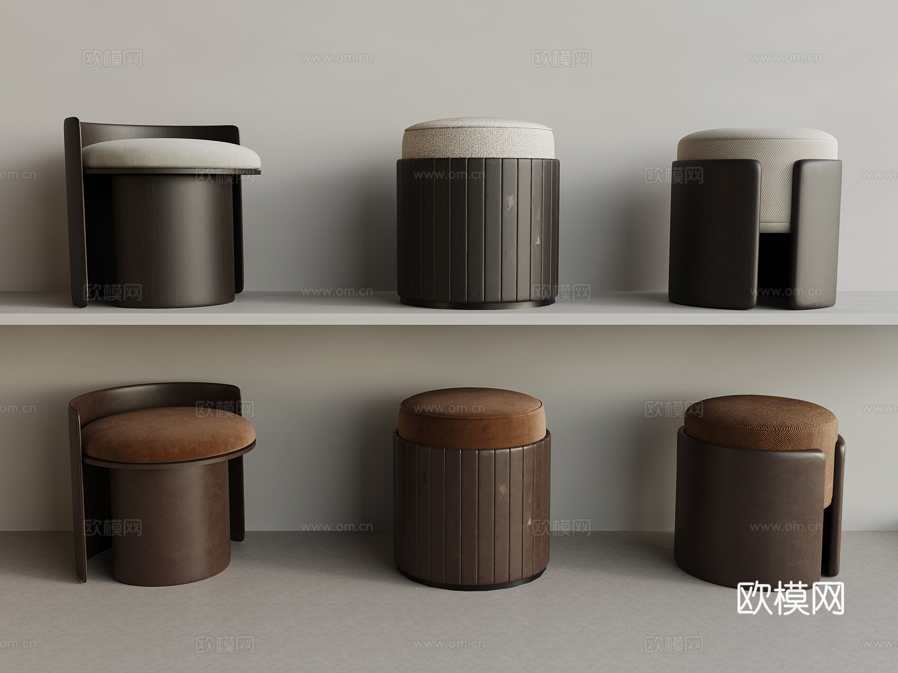 凳 现代凳子 沙发凳3d模型