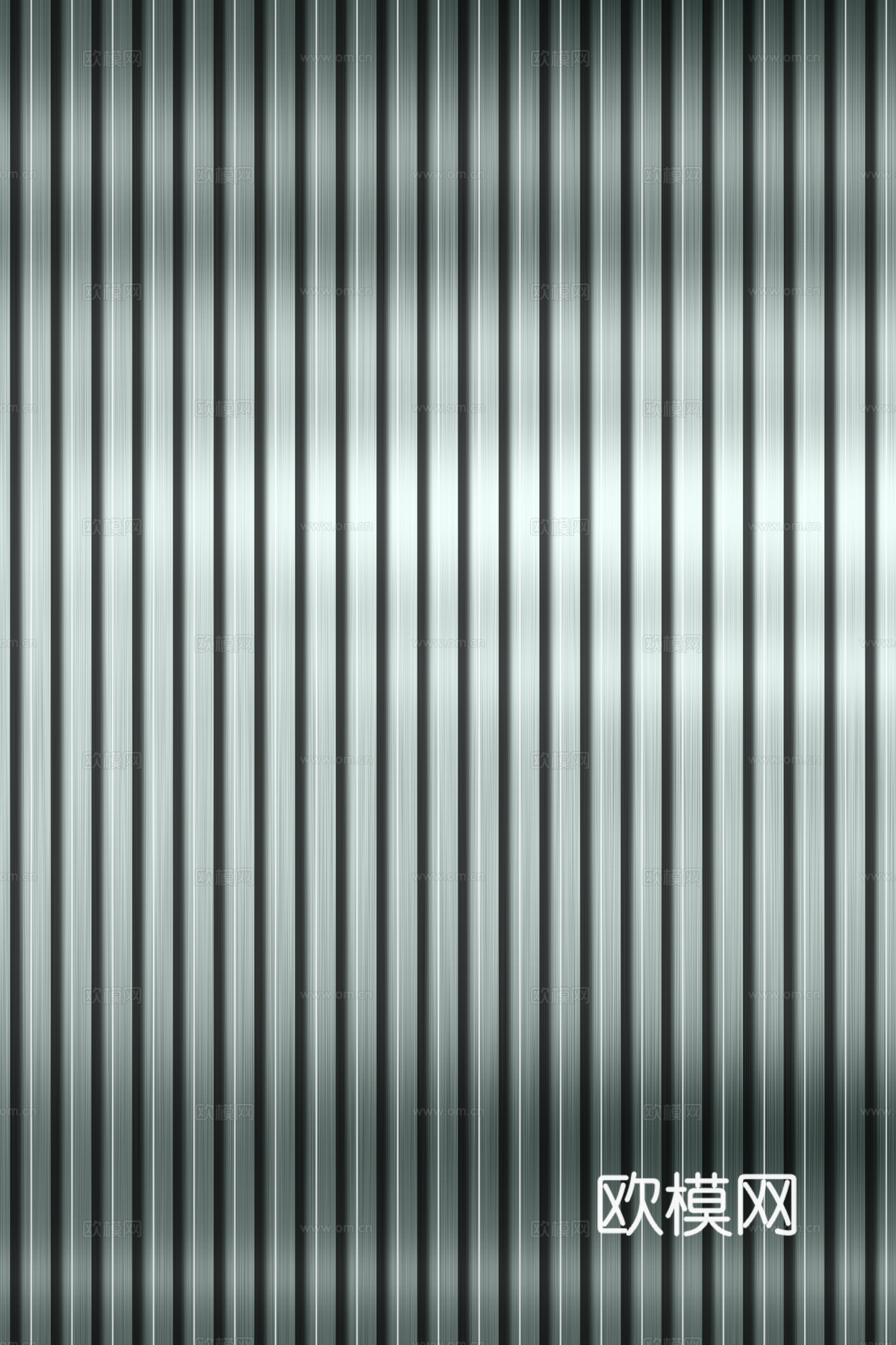 高清拉丝金属格栅长城板下载（渲染图6）