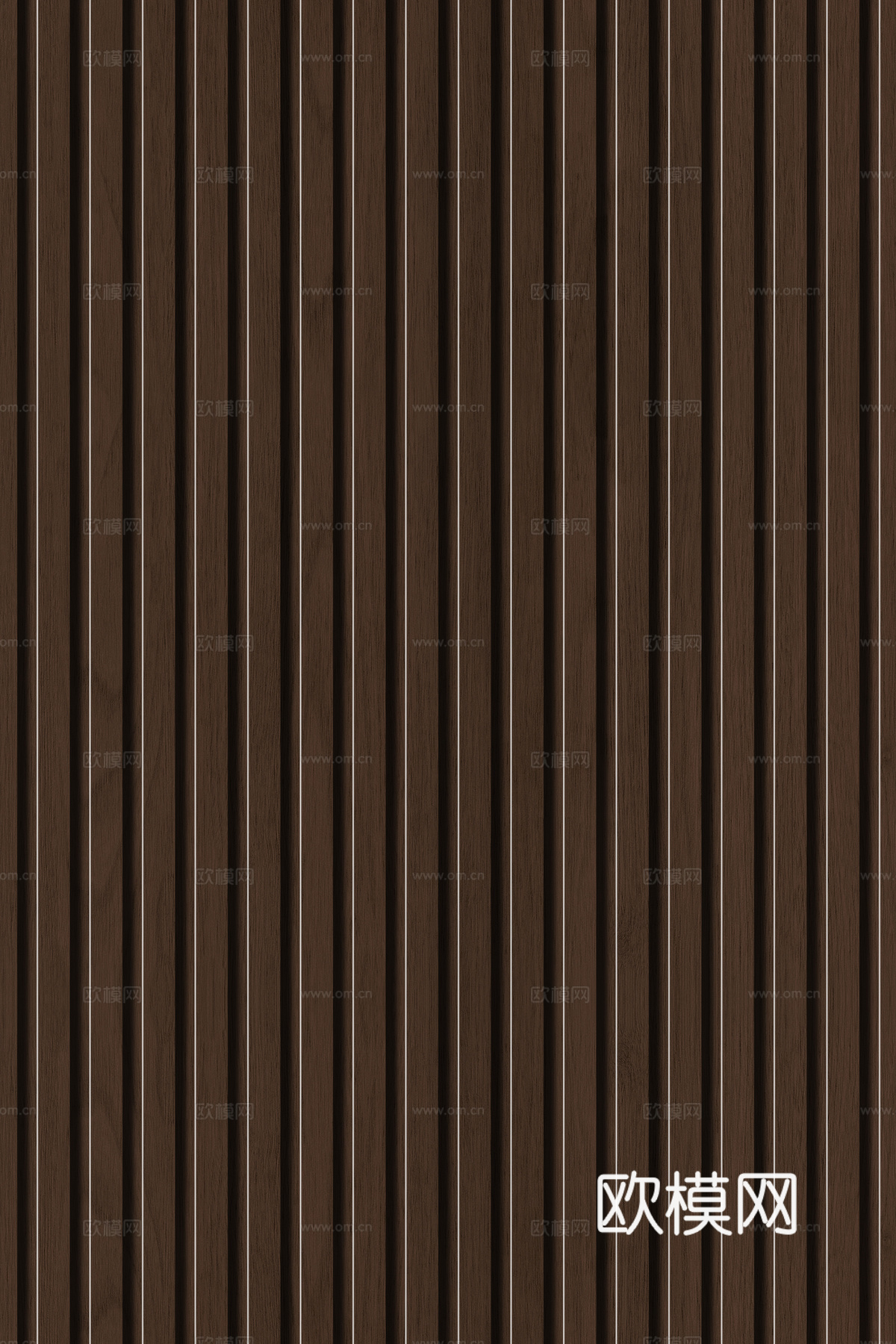 高清木纹格栅长城板下载（渲染图7）