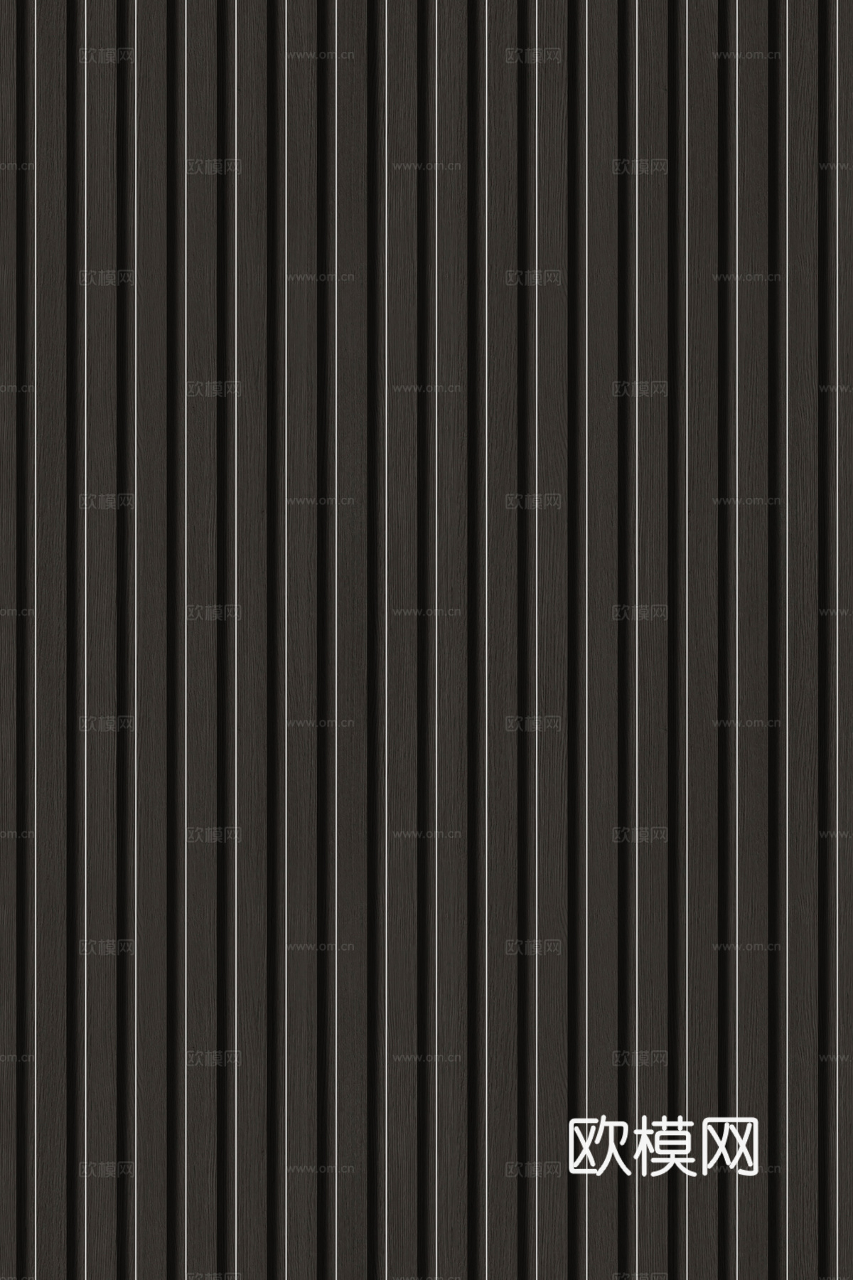 高清木纹格栅长城板下载（渲染图3）