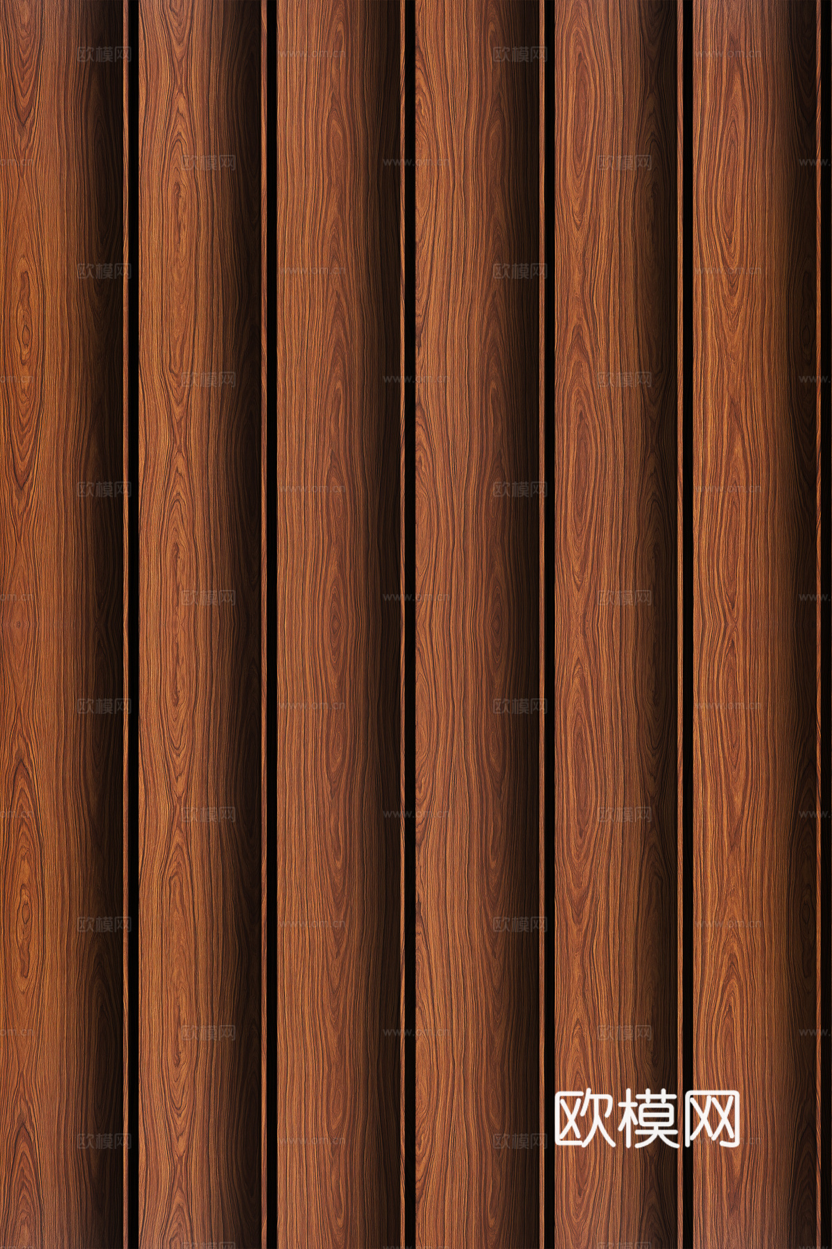 高清木纹格栅长城板下载（渲染图8）