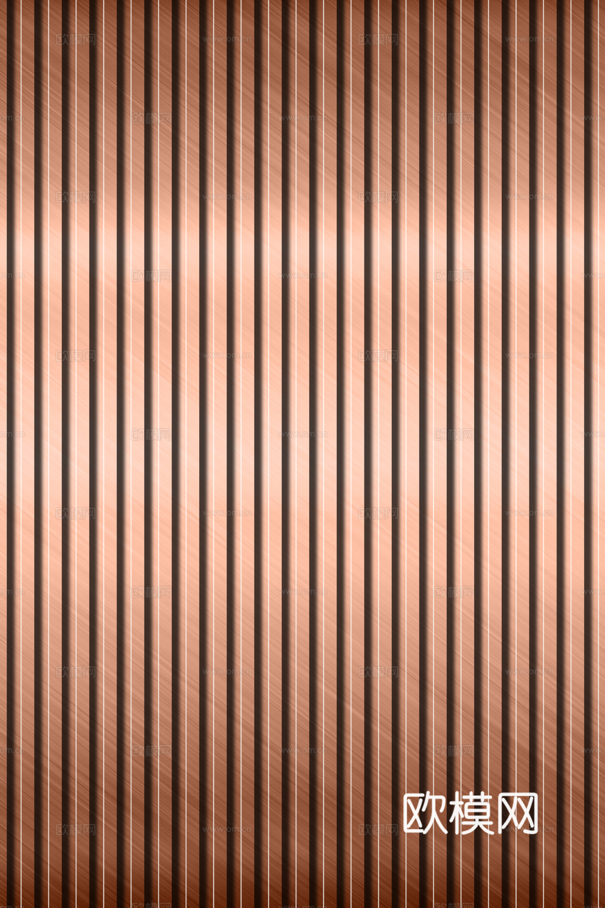 高清拉丝金属格栅长城板下载（渲染图6）