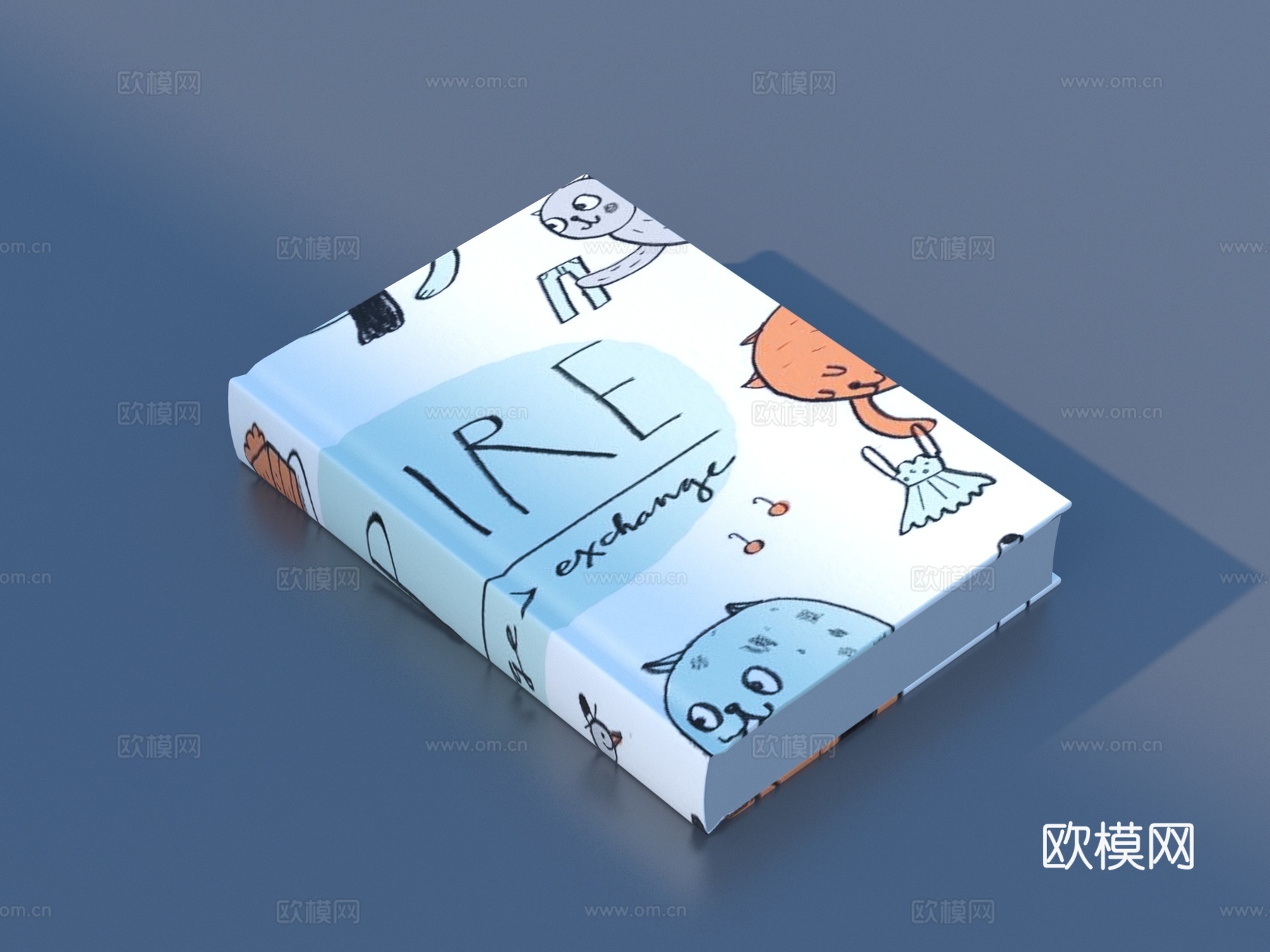 书 笔记本 名著小说 杂志 书刊3d模型