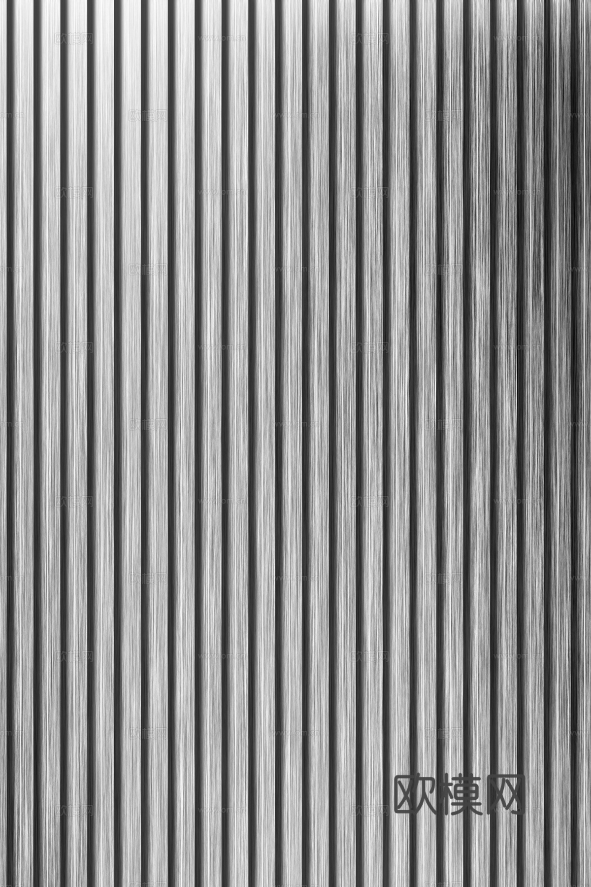 高清拉丝金属格栅长城板下载（渲染图8）