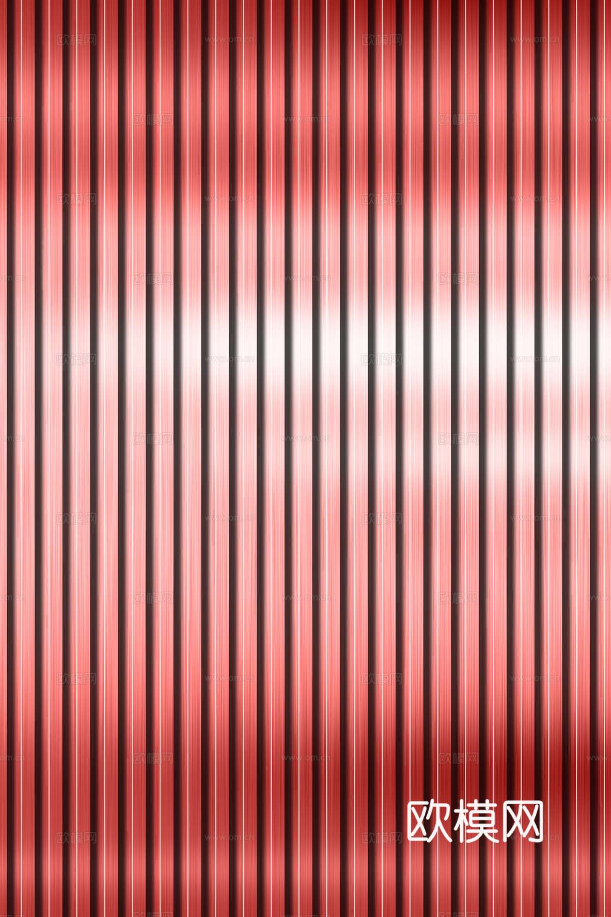 高清拉丝金属格栅长城板下载（渲染图3）