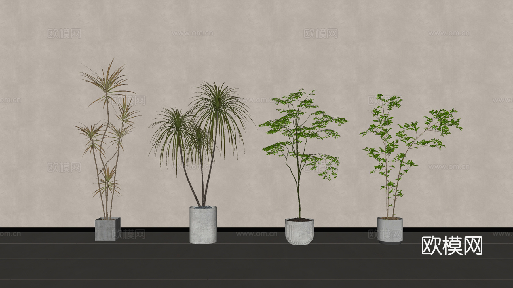 盆栽 绿植 植物 盆栽 绿植摆件 植物盆栽su模型