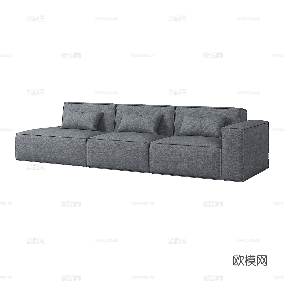 现代简约双人沙发 双人沙发 简约沙发 客厅沙发3d模型