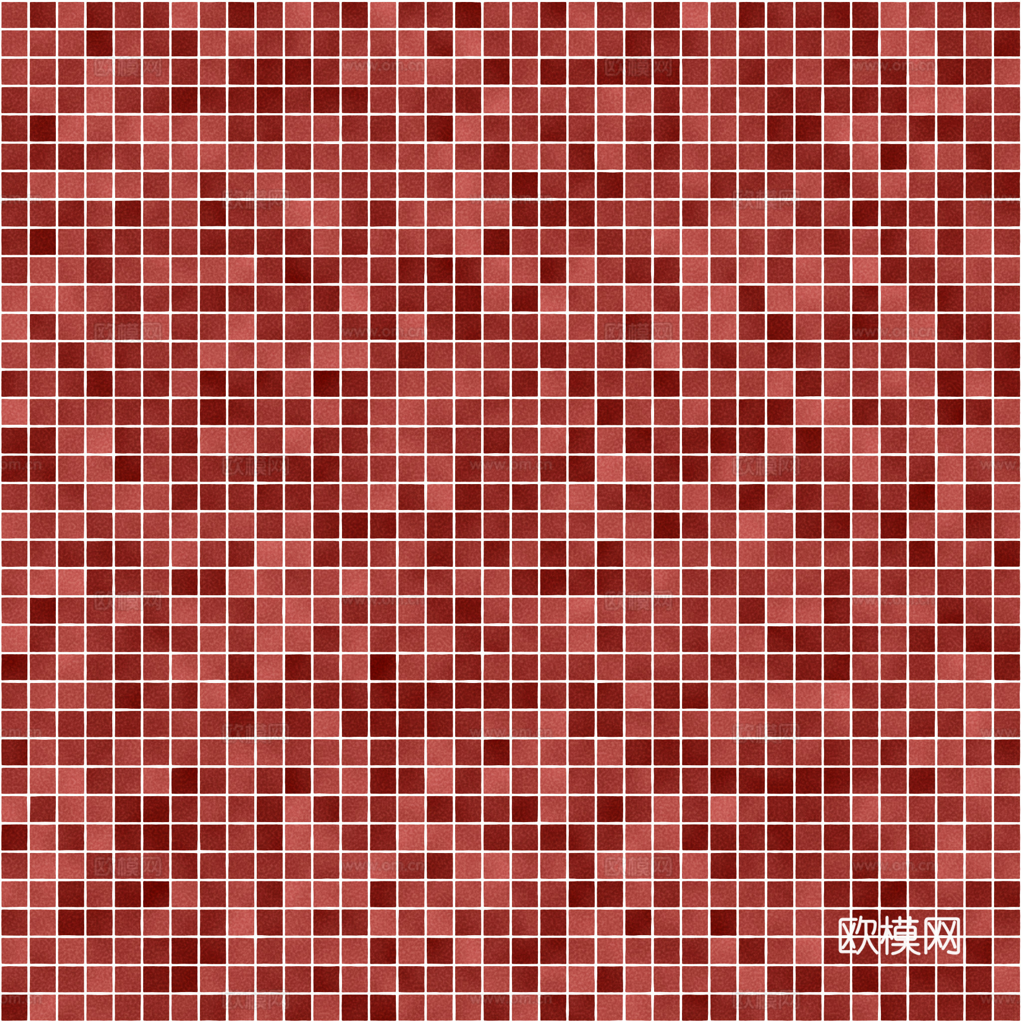 红色+马赛克+高清材质贴图