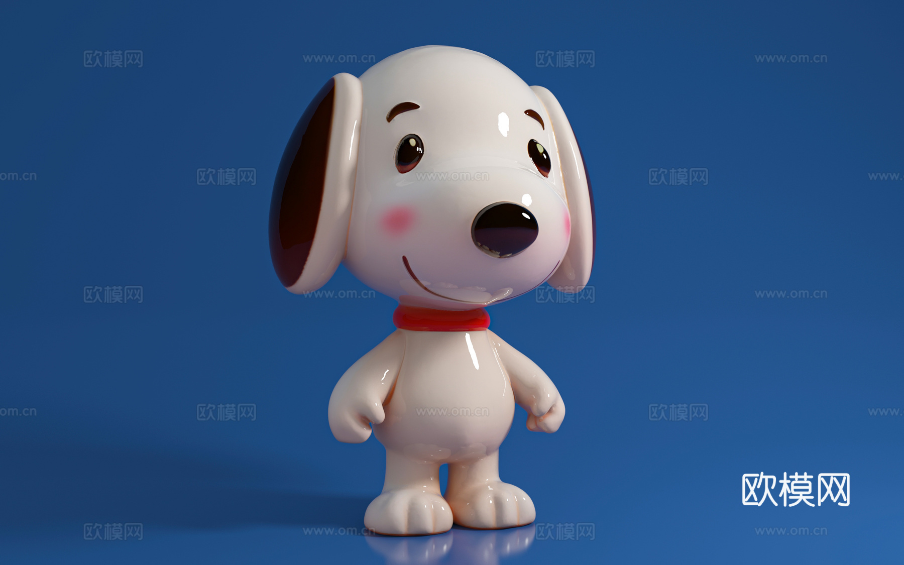 狗狗 卡通动物 动物形象 京东 打卡点IP 手办摆件道具 玩3d模型
