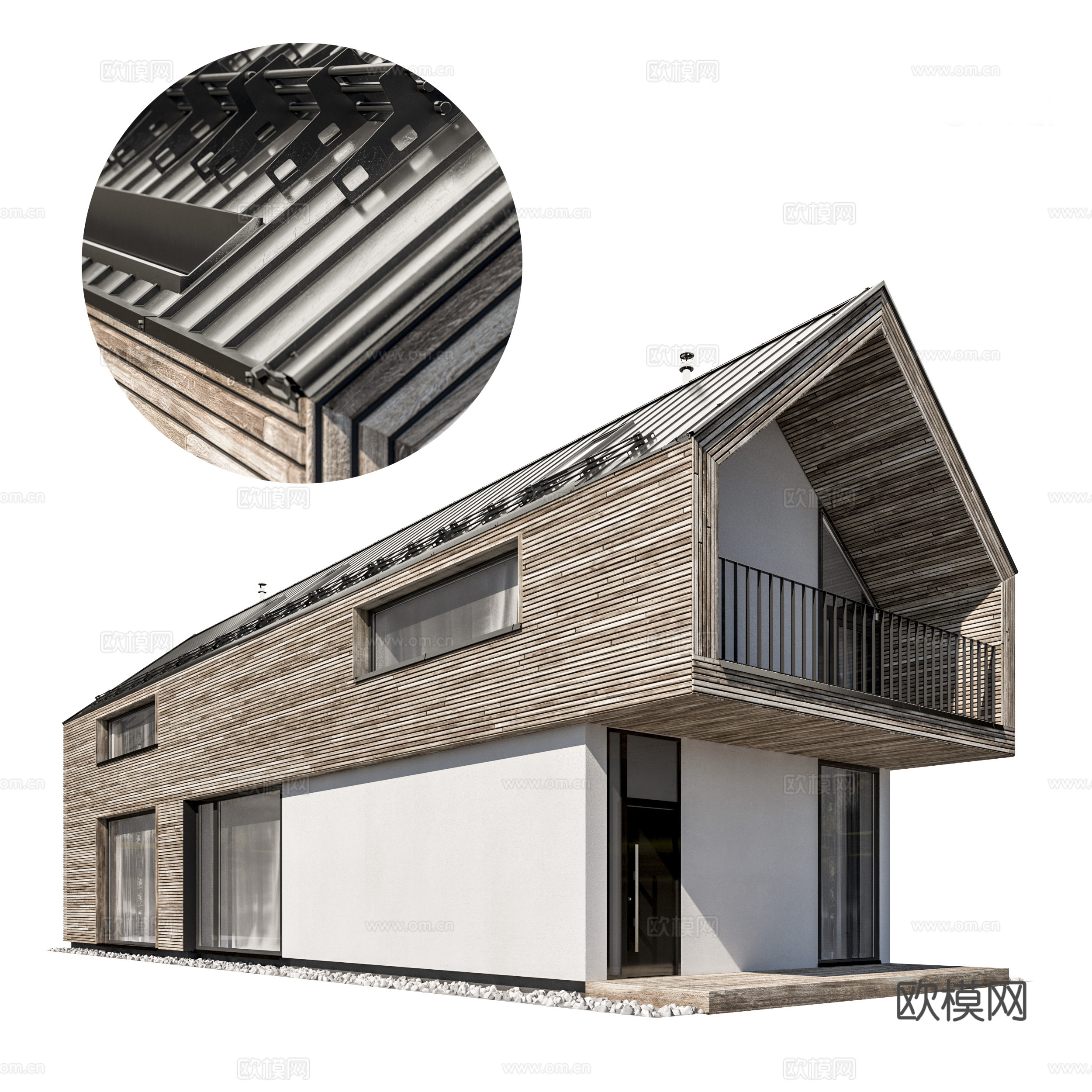 现代房屋 房屋 民宅3d模型