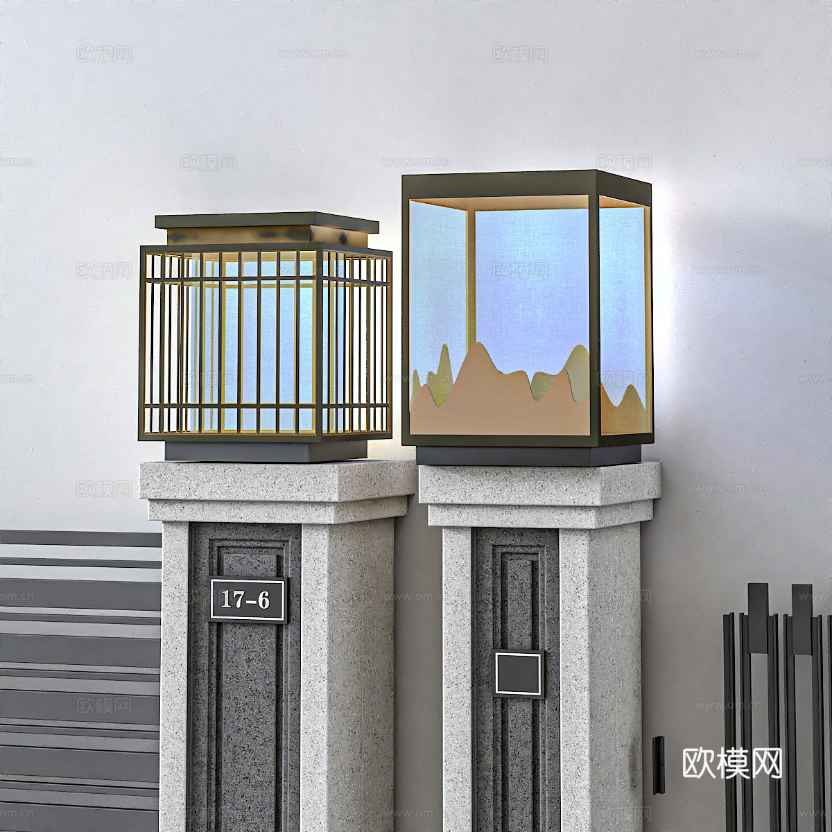 庭院灯3d模型