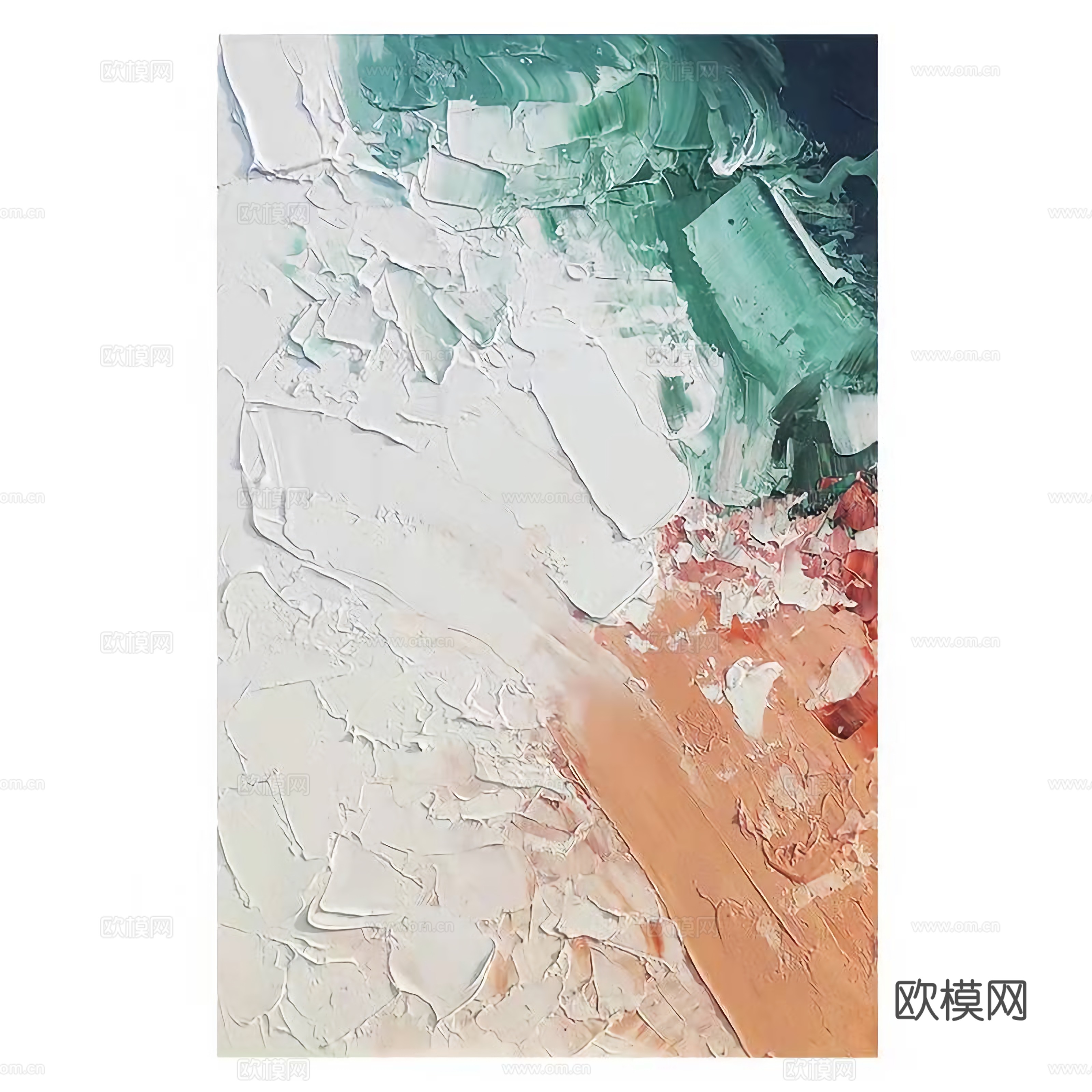 现代抽象装饰画贴图