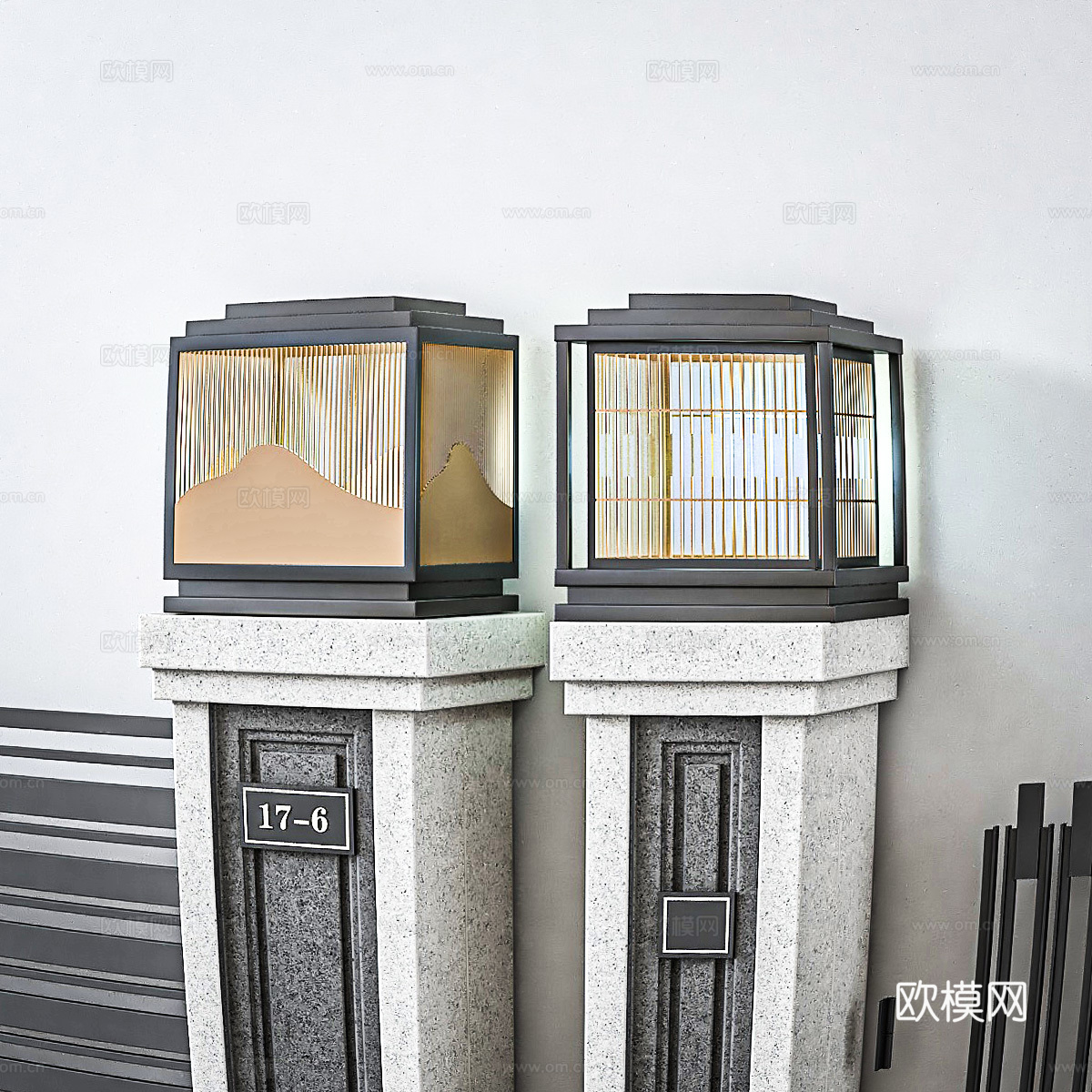 庭院灯3d模型