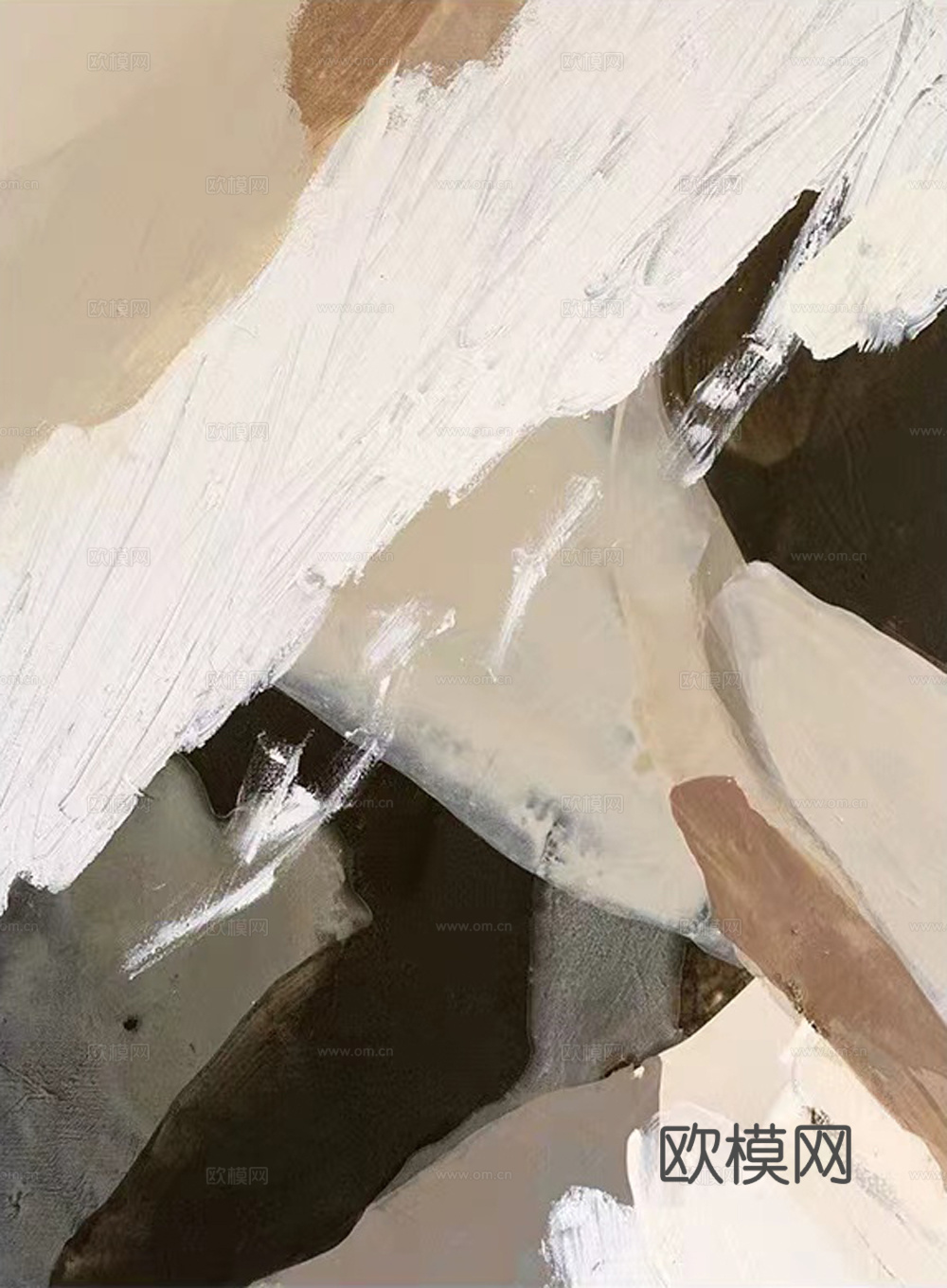 诧寂风装饰画贴图