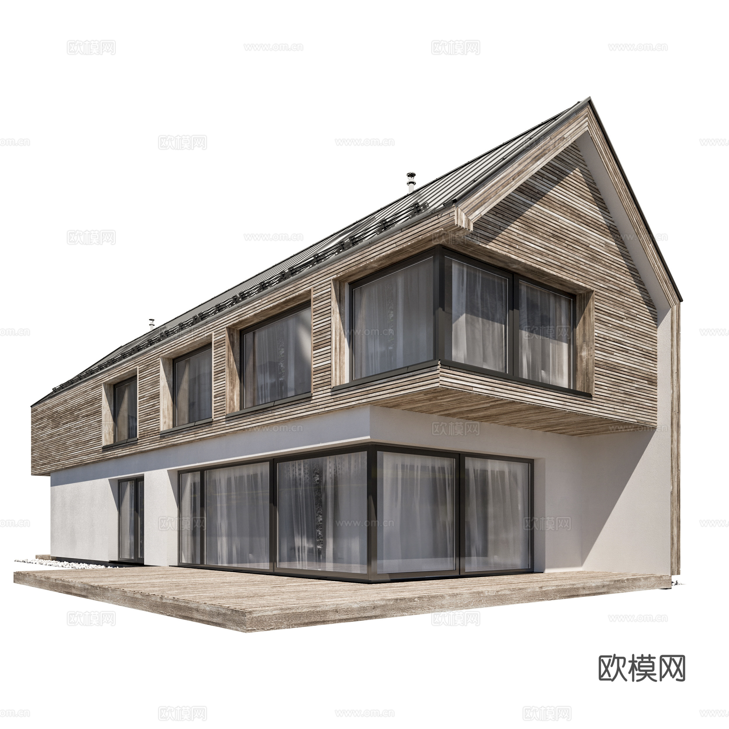 现代房屋 房屋 民宅3d模型