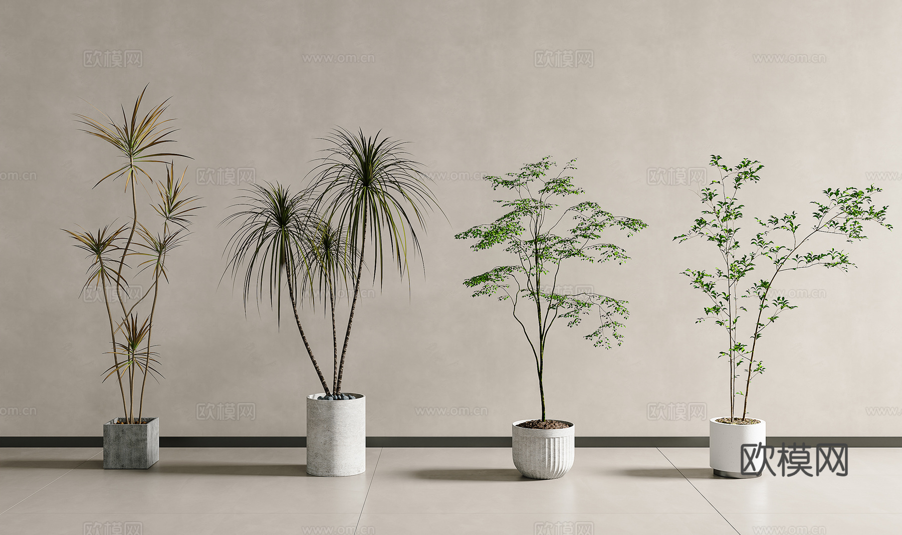 盆栽 绿植 植物 盆栽 绿植摆件 植物盆栽su模型