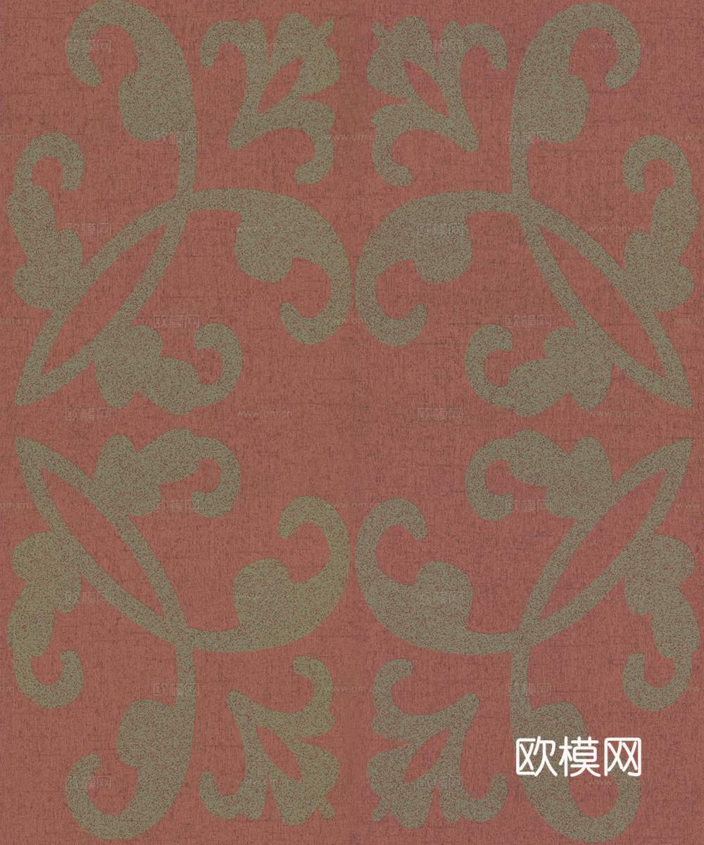 欧式法式壁纸  复古花纹壁纸  布艺壁纸