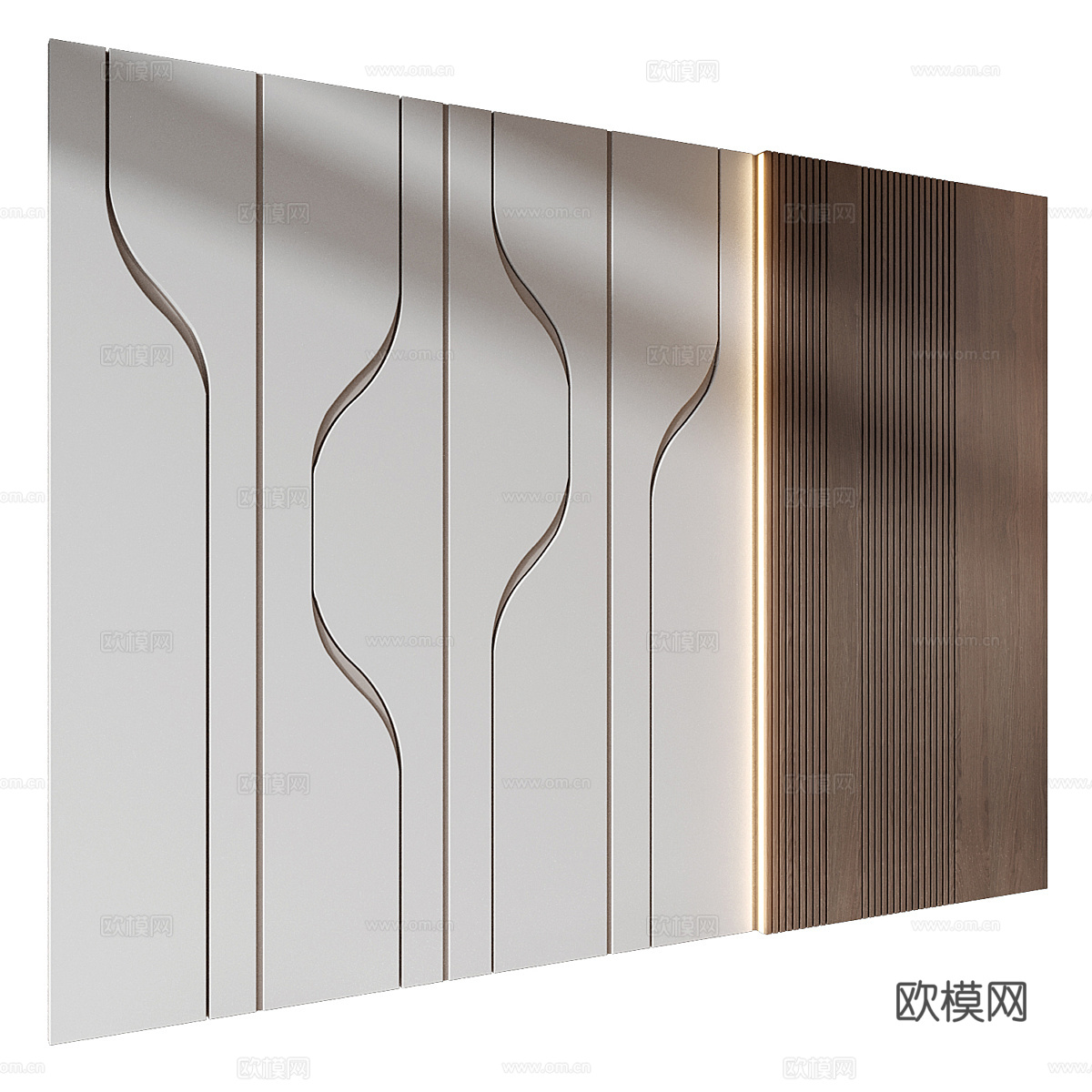 墙板3d模型