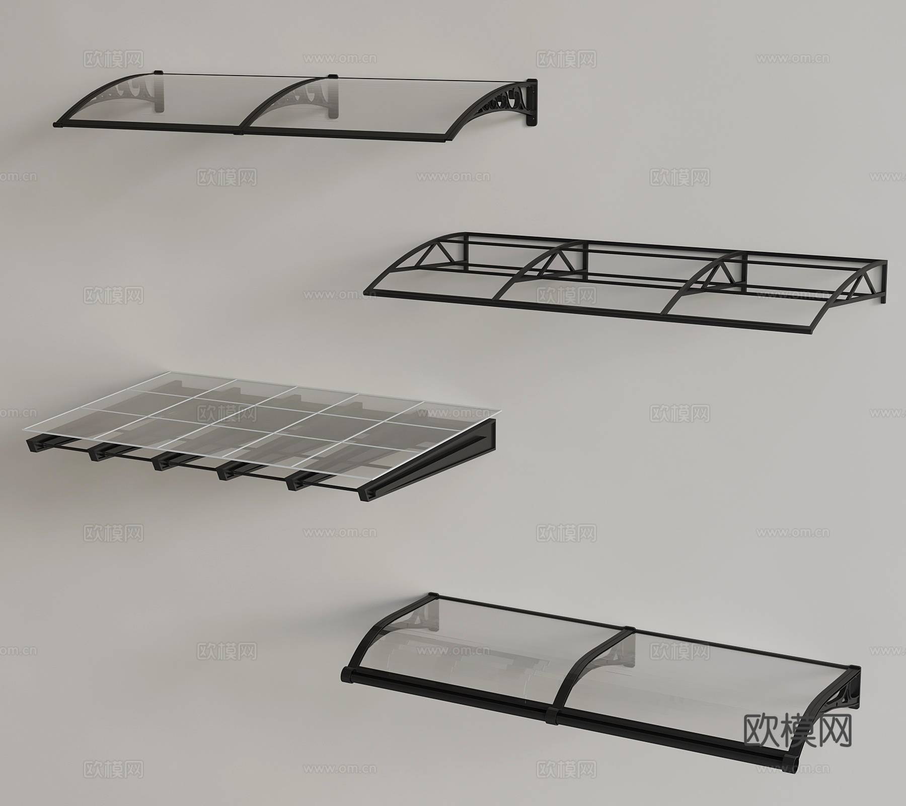 遮雨棚 现代遮雨棚3d模型