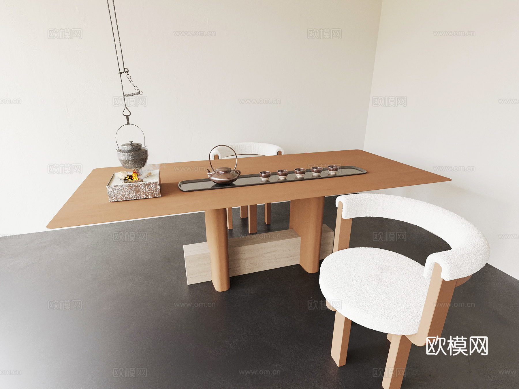茶桌 茶桌椅3d模型