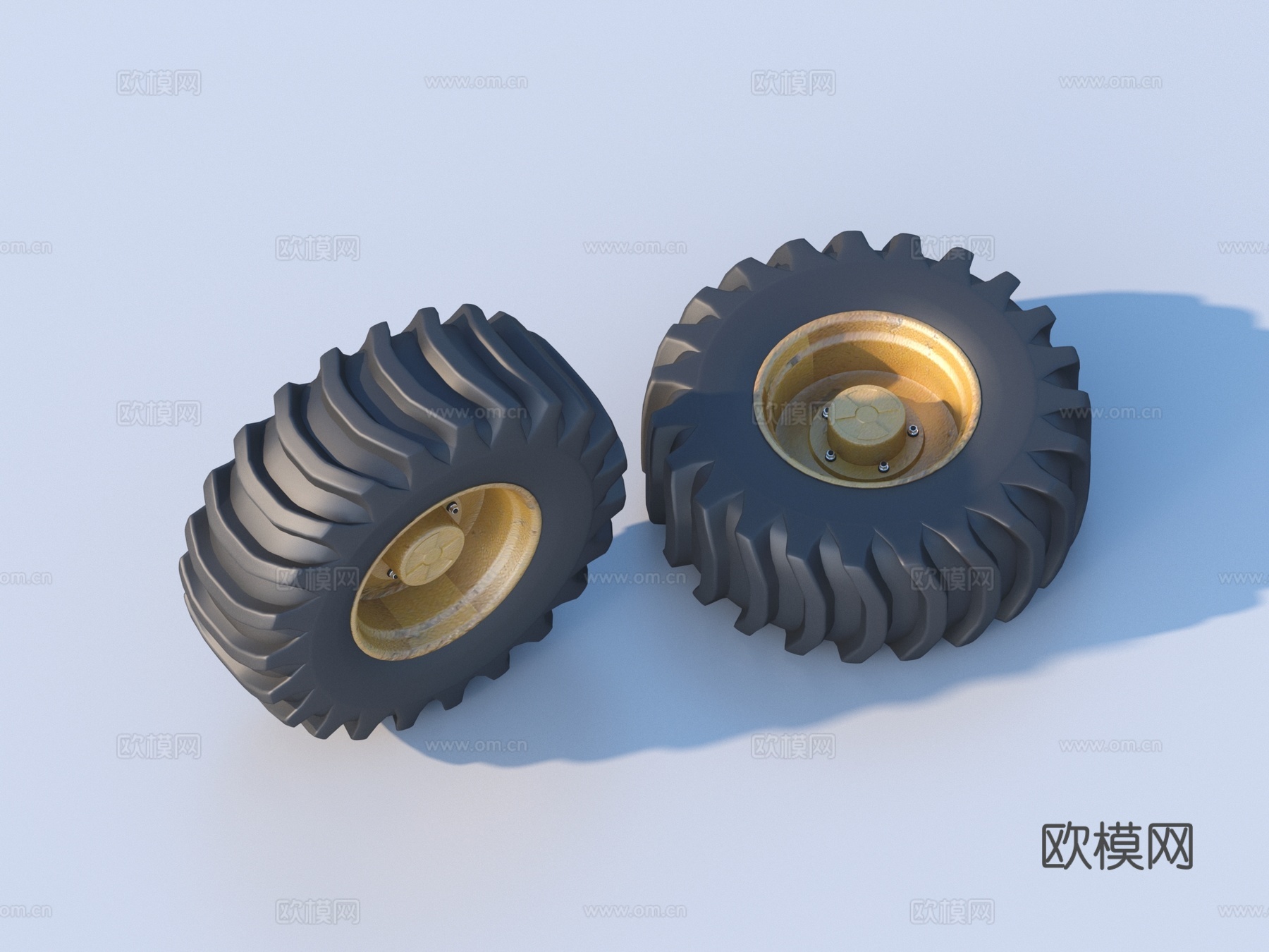 车胎 轮胎 车圈 轮毂3d模型