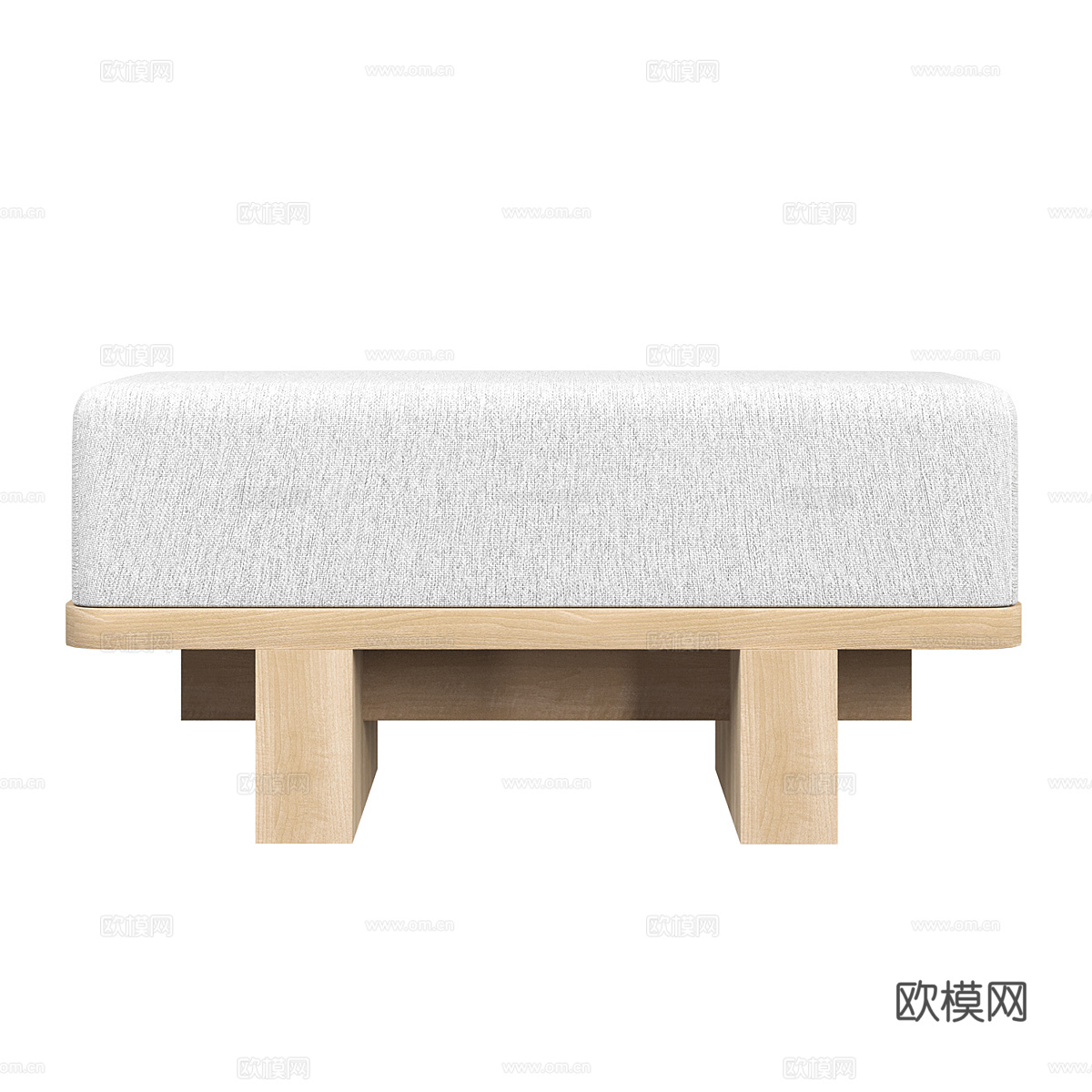 北欧简约沙发矮凳 矮凳 简约沙发矮凳 客厅矮凳3d模型