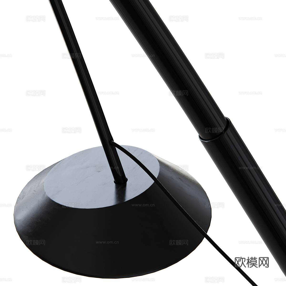 现代极简落地灯3d模型