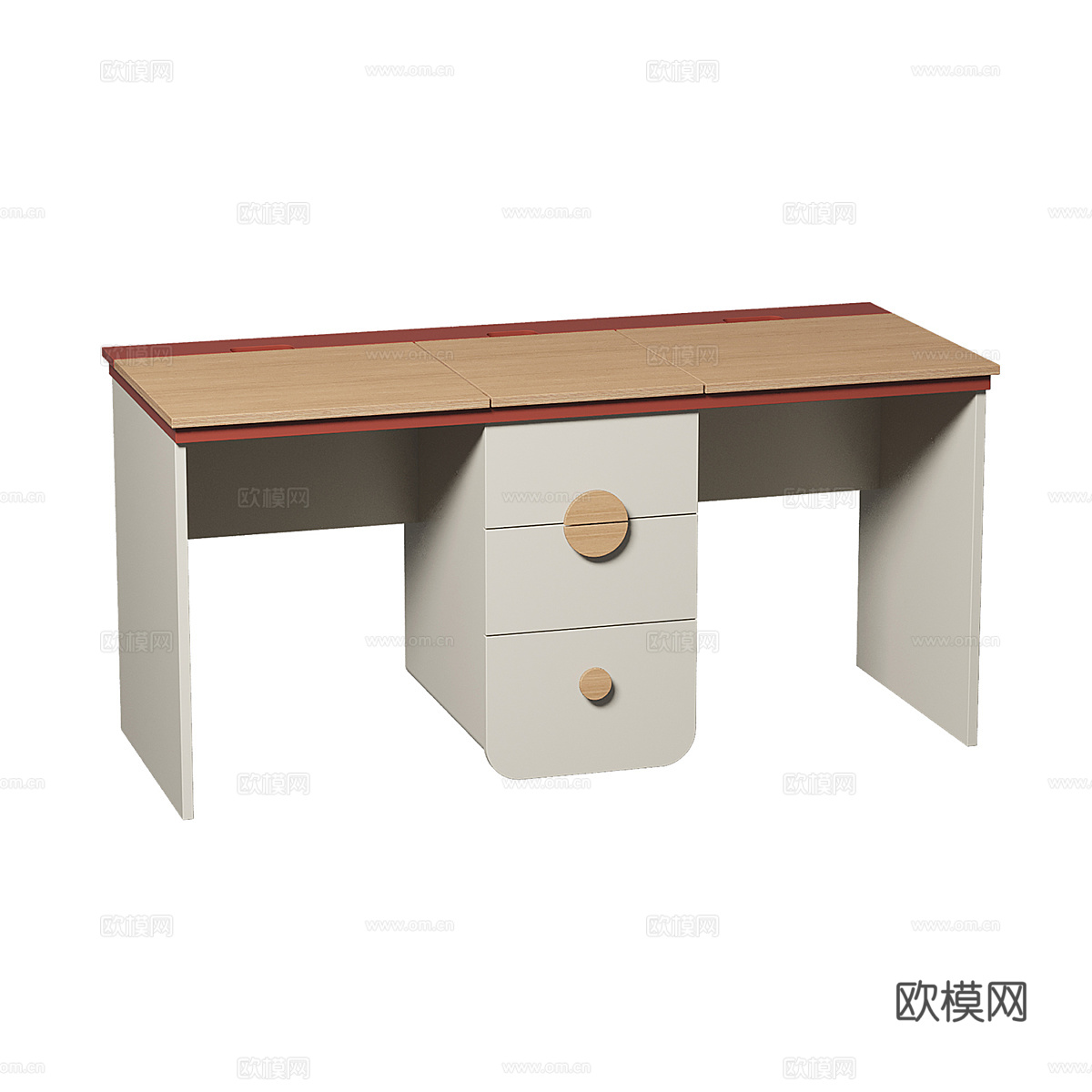 北欧简约书桌 书桌 简约书桌 桌子3d模型