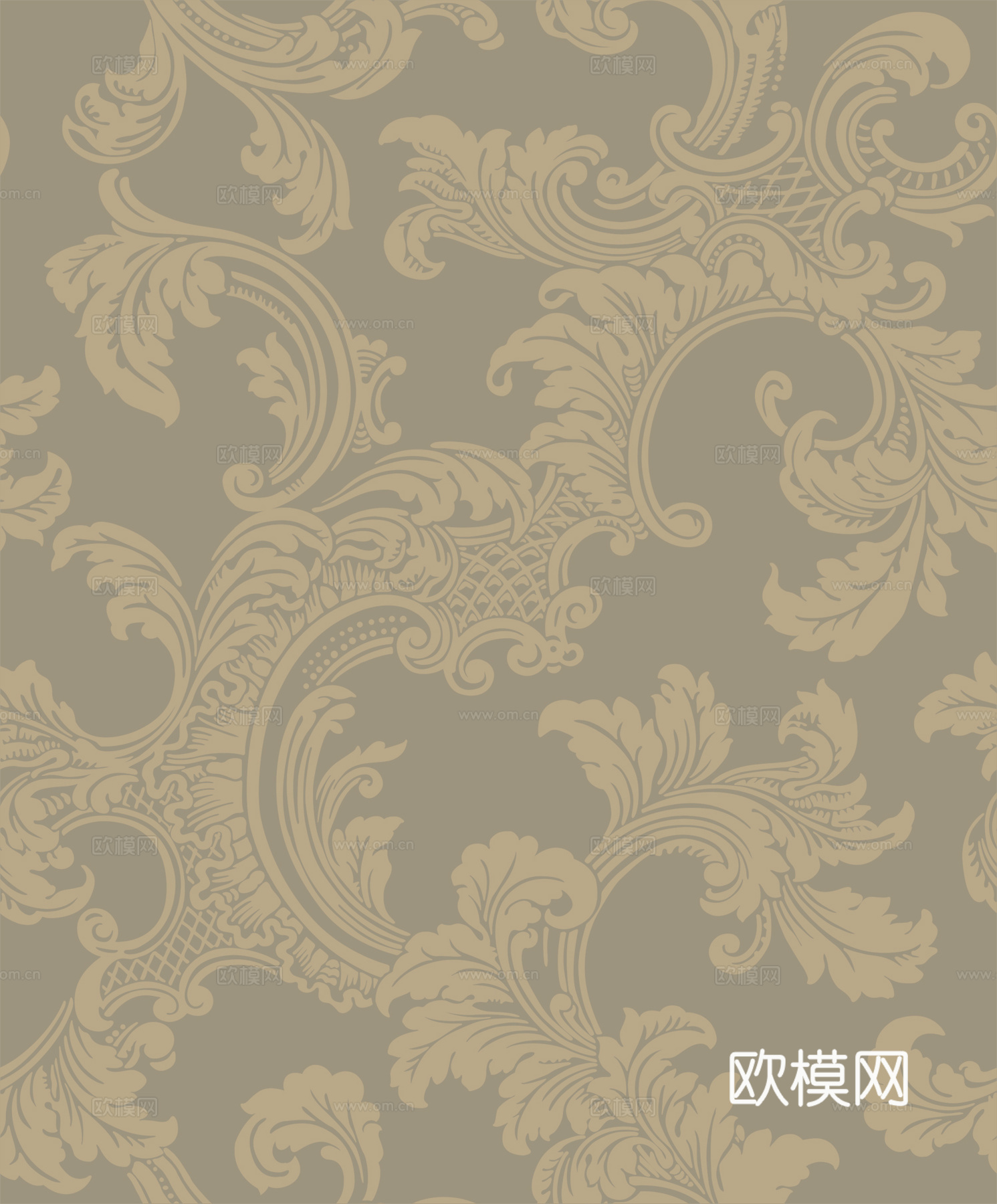 欧式法式壁纸  复古花纹壁纸  布艺壁纸下载