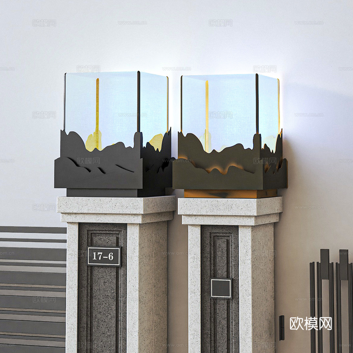 庭院灯3d模型