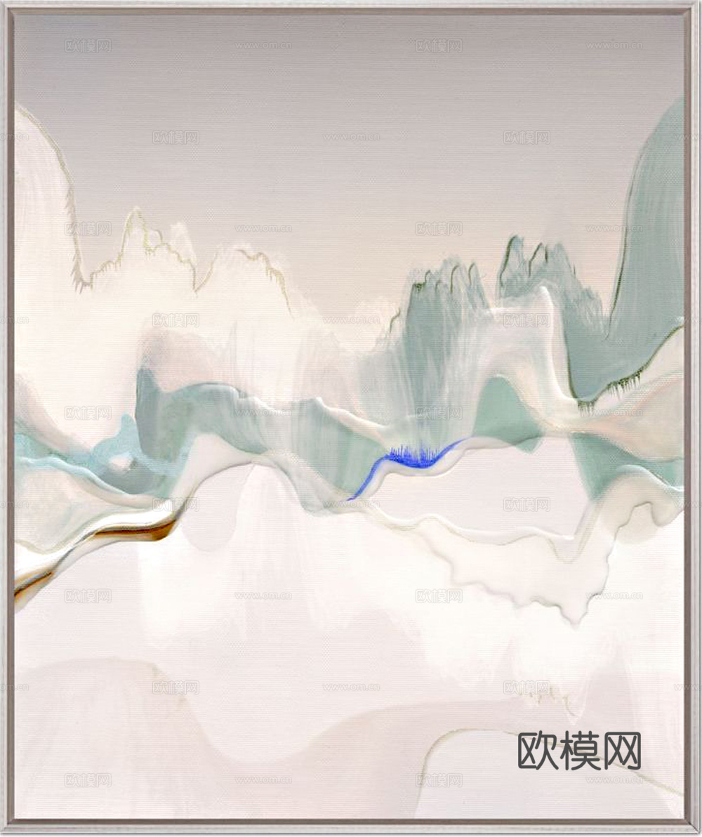 现代简约抽象装饰画贴图