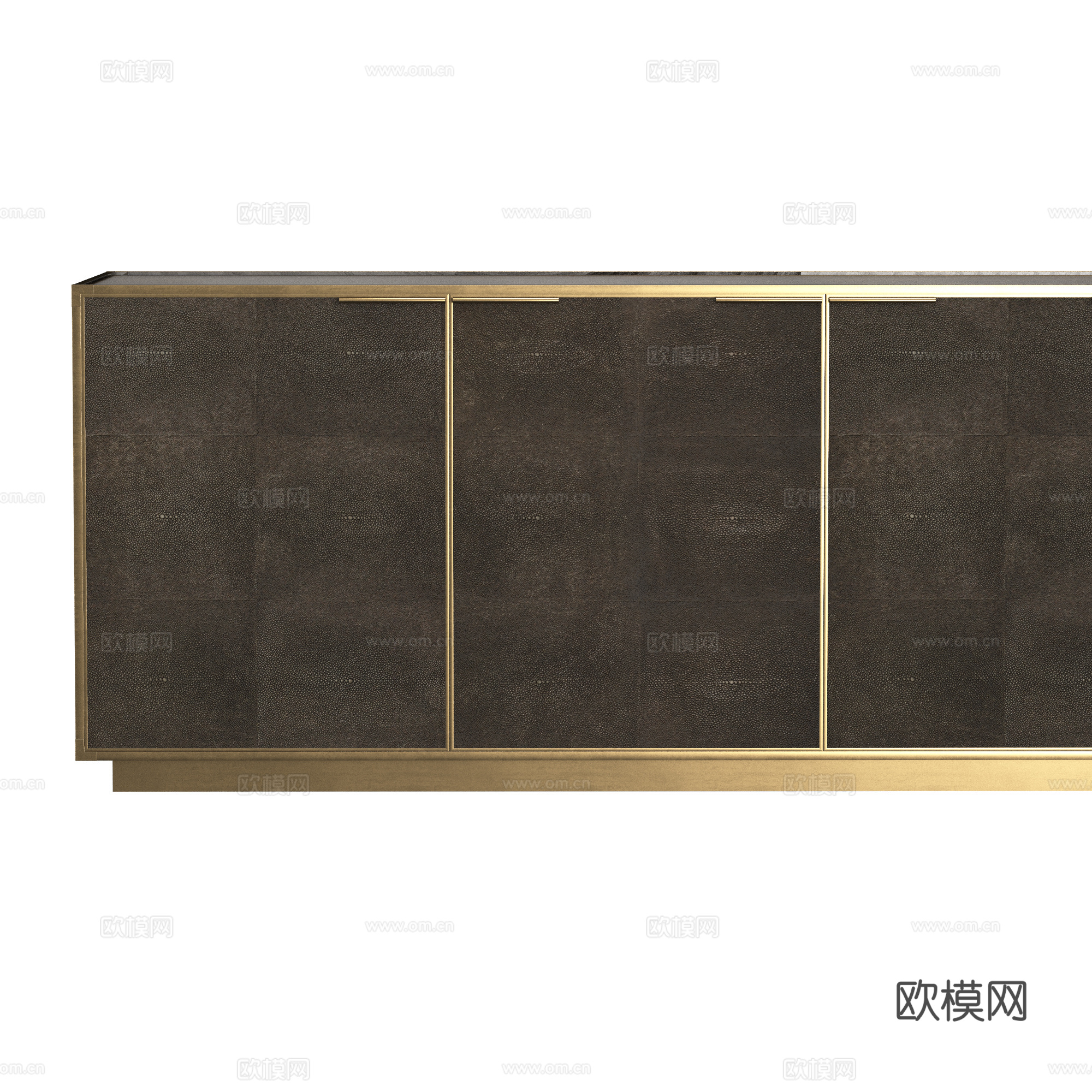 新中式轻奢电视柜3d模型