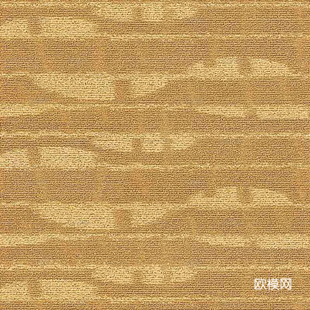 黄色简约地毯