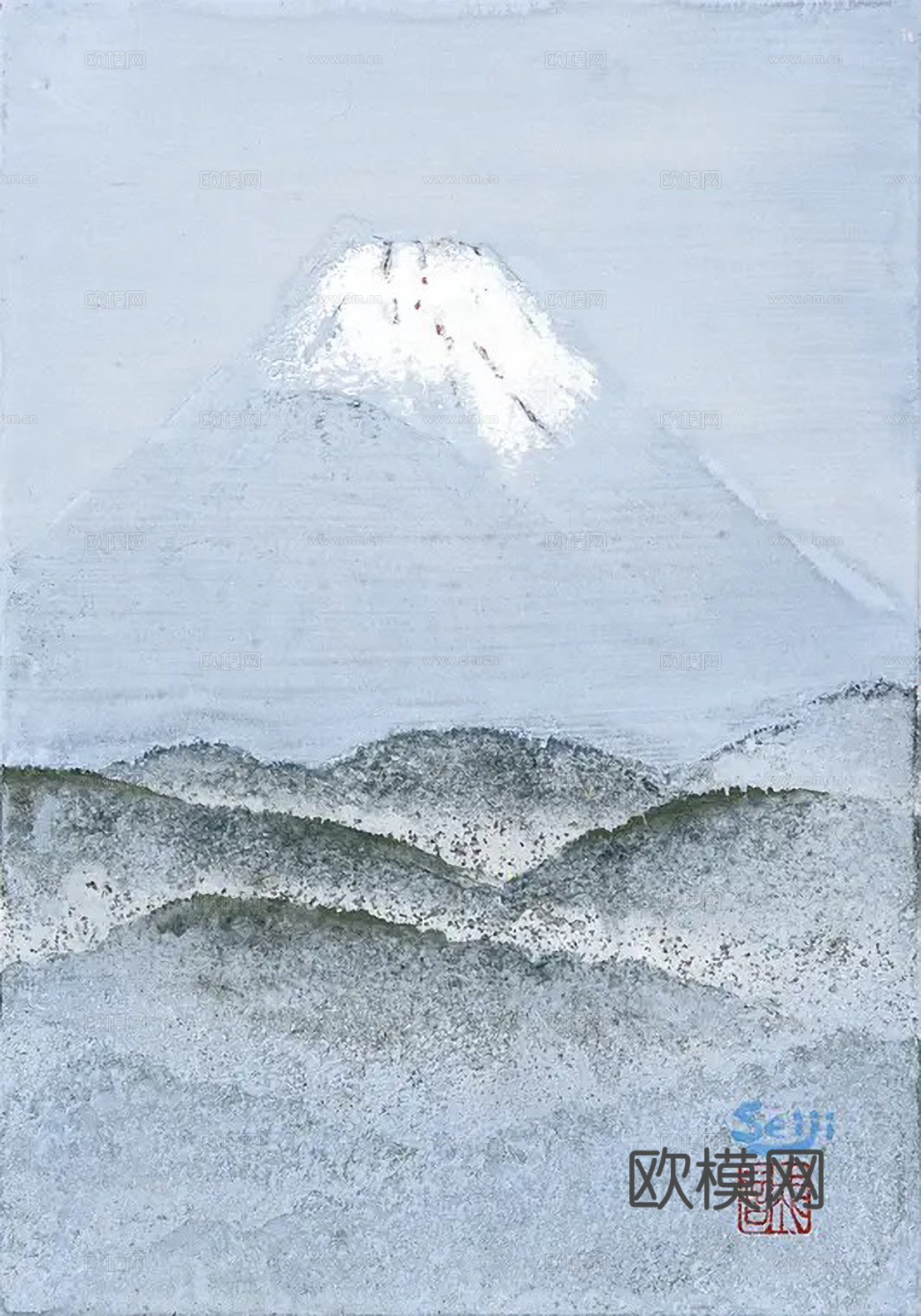 抽象现代装饰画贴图