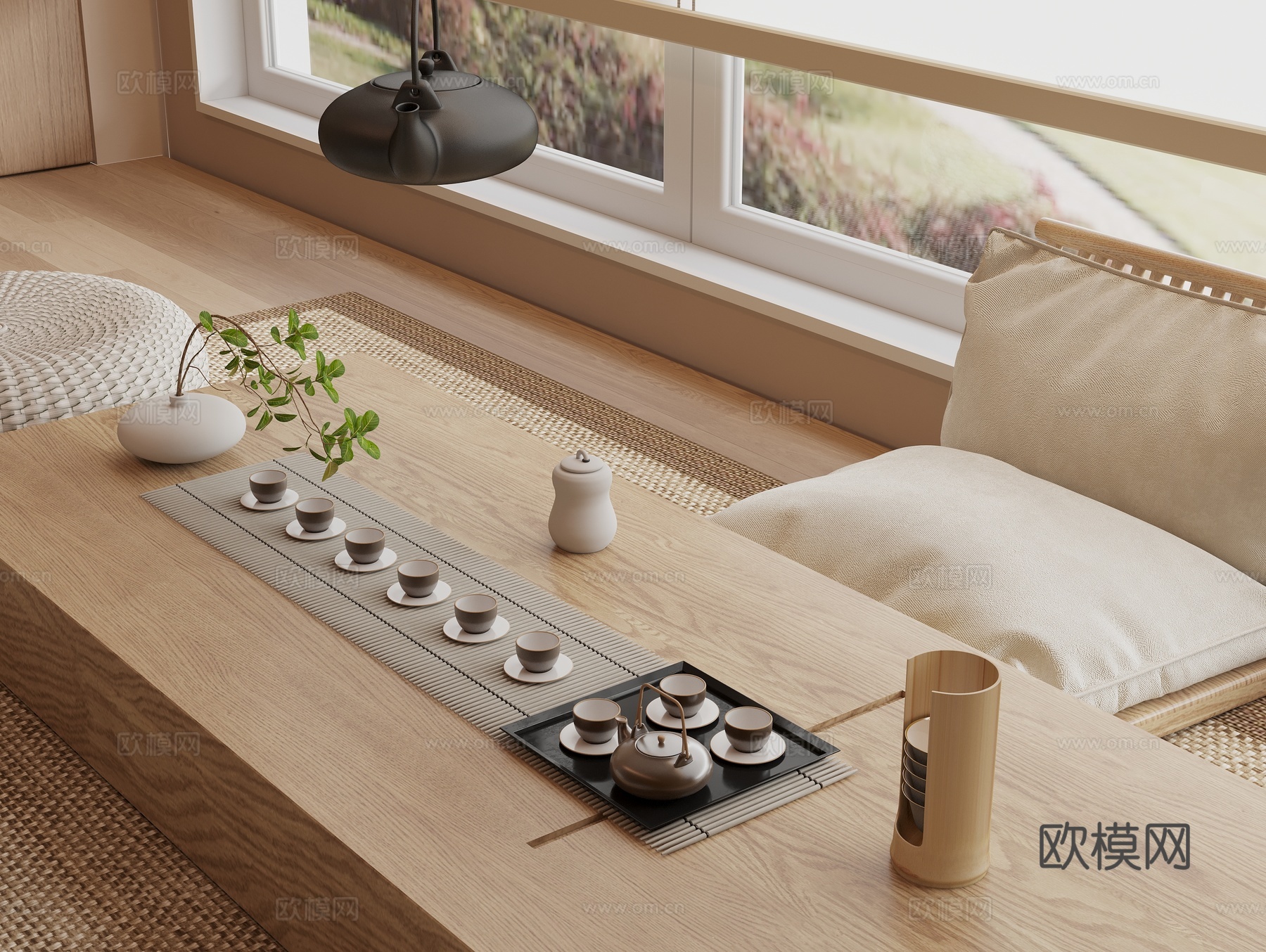 茶具组合3d模型