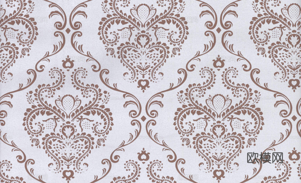 欧式法式壁纸  复古花纹壁纸  布艺壁纸下载