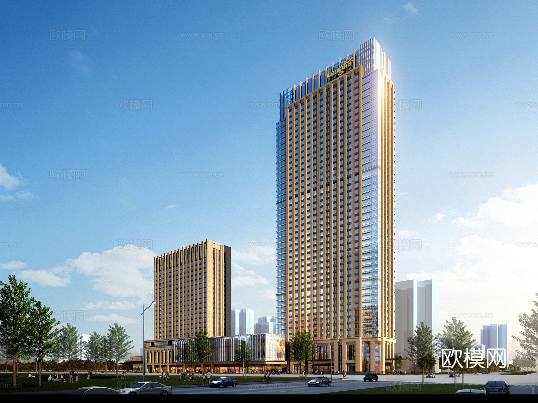 酒店建筑su模型