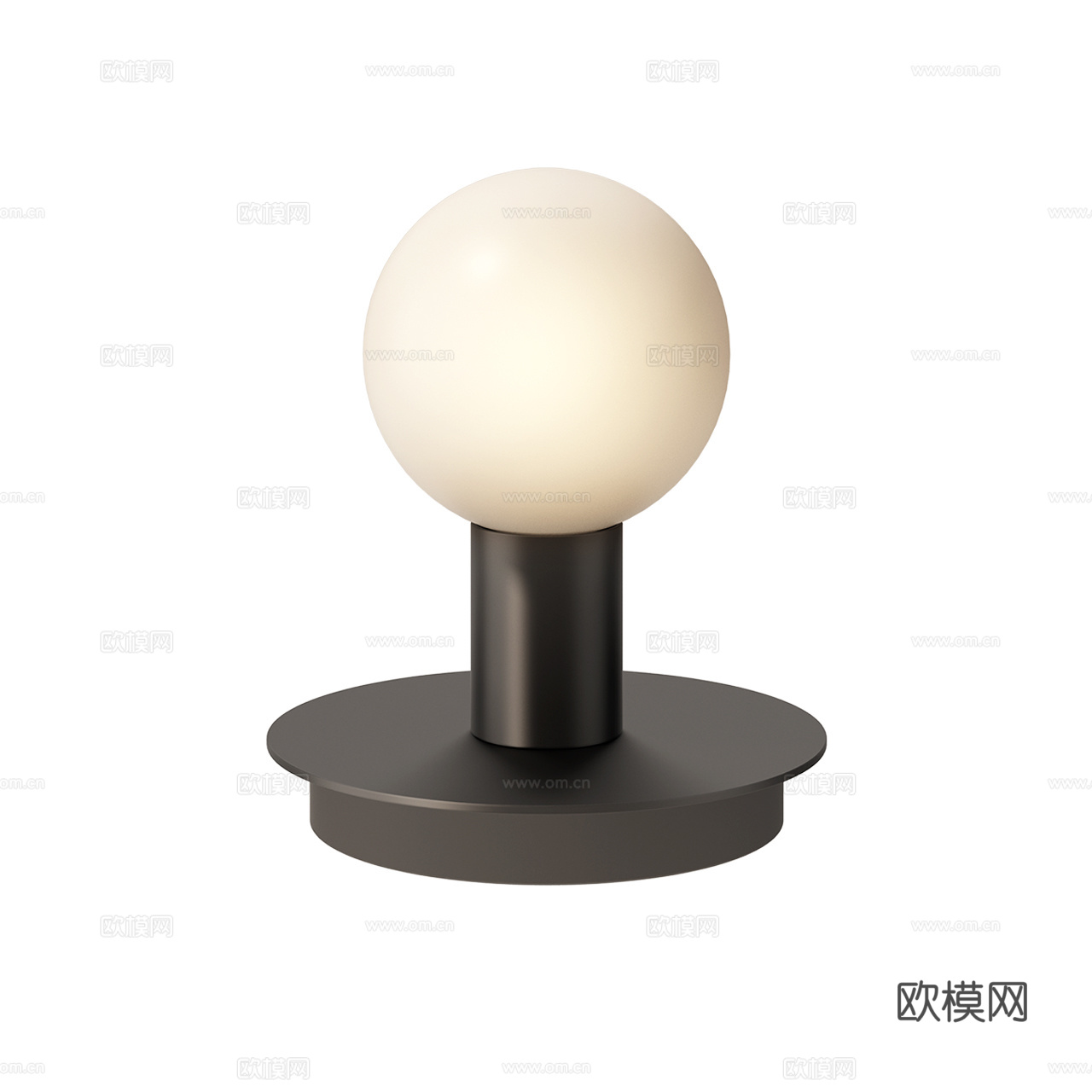 Lambert 极简台灯 灯泡台灯 球形台灯 经典款台灯3d模型