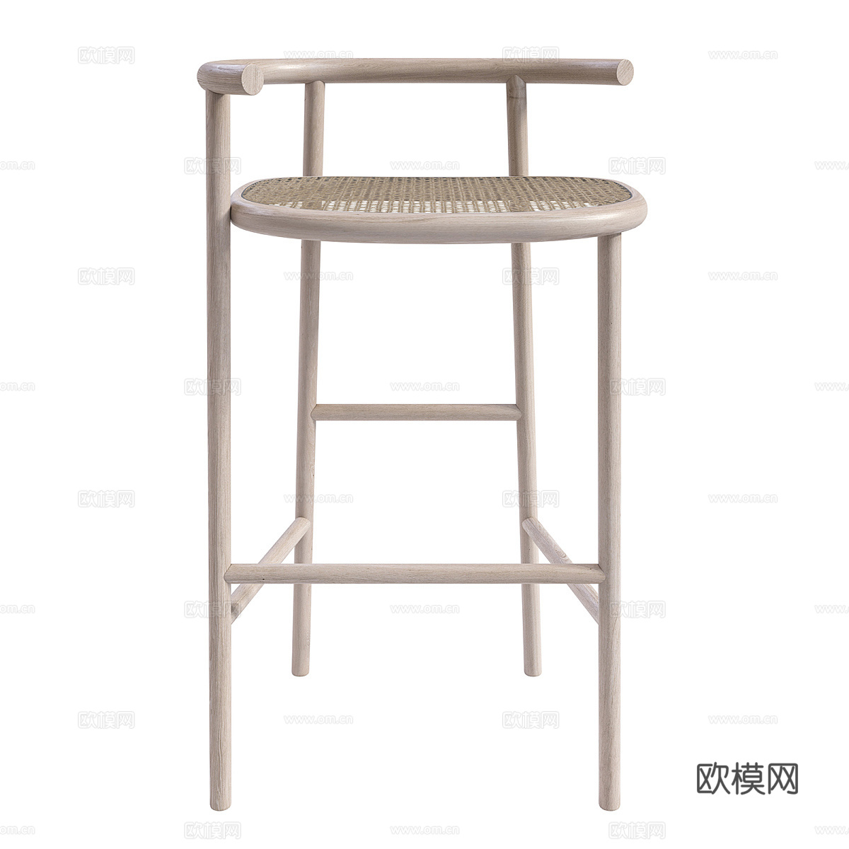 NENDO 的单曲线吧台凳3d模型