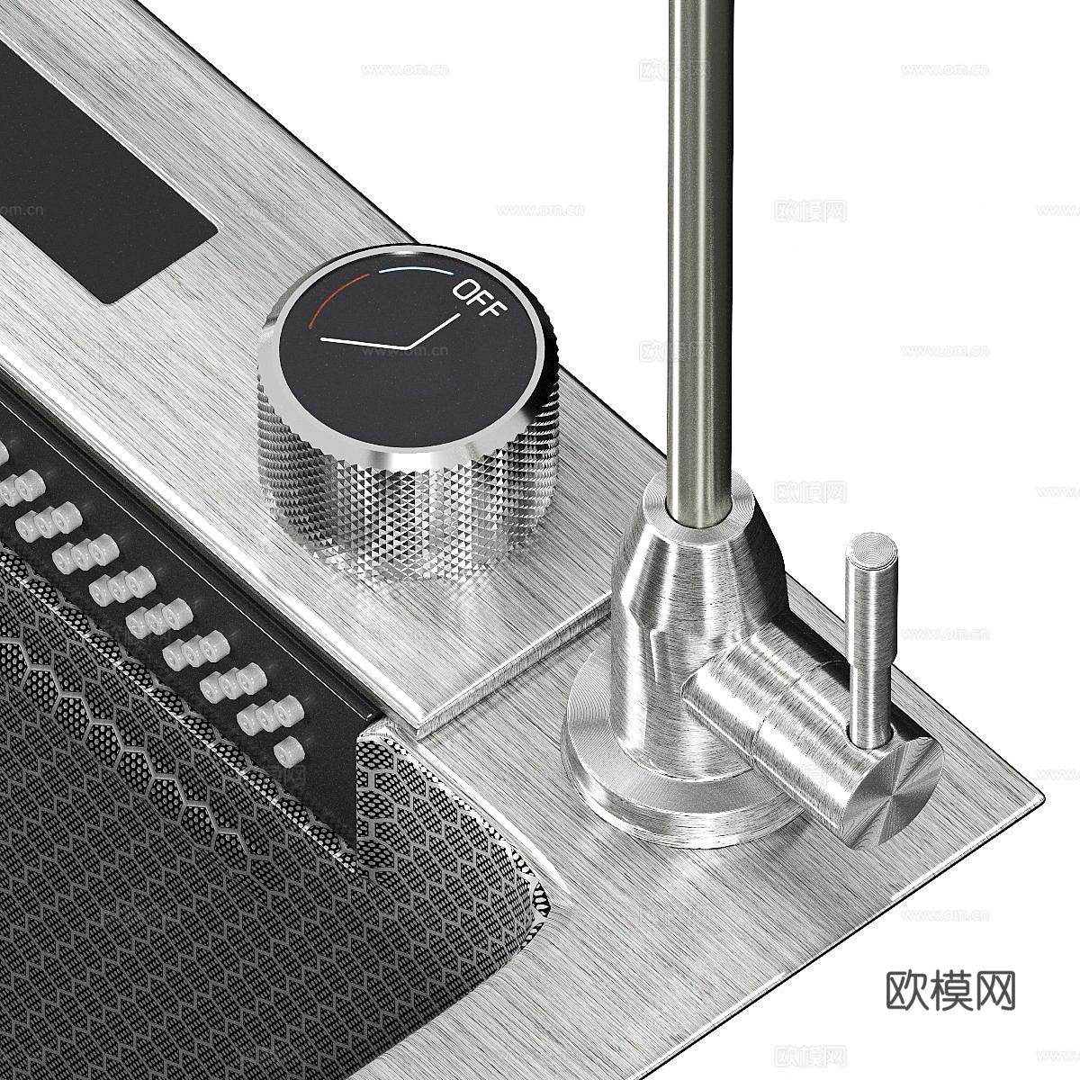 现代橱柜不锈钢水槽 洗菜盆3d模型