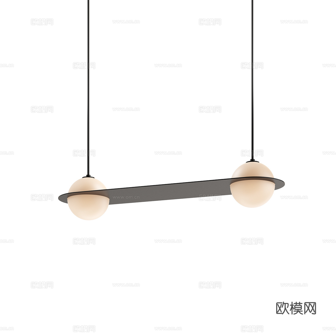 Lambert 极简吊灯 球形吊灯 灯泡吊灯 长条吊灯3d模型
