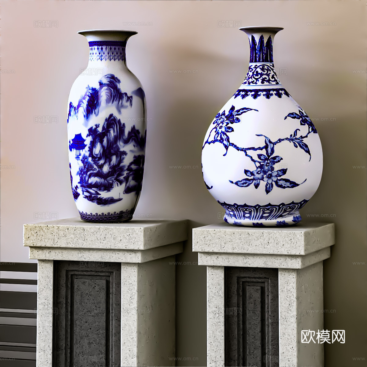 陶瓷花瓶3d模型