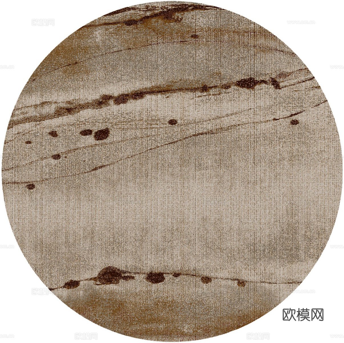 圆形地毯  欧式法式地毯  复古地毯
