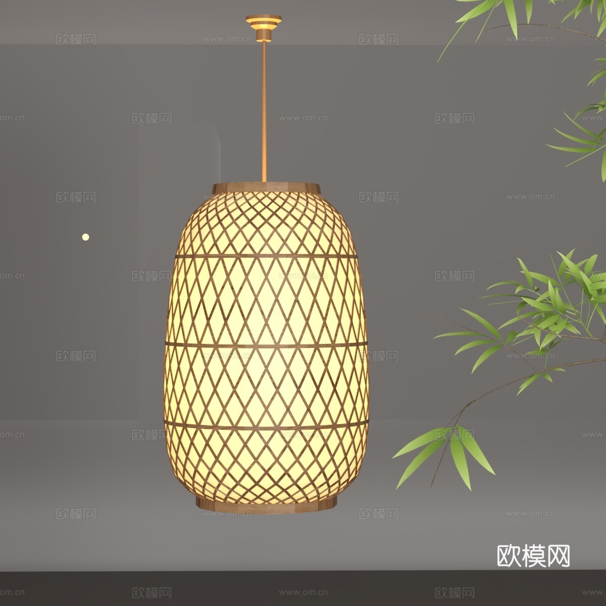 灯笼su模型下载（渲染图1）