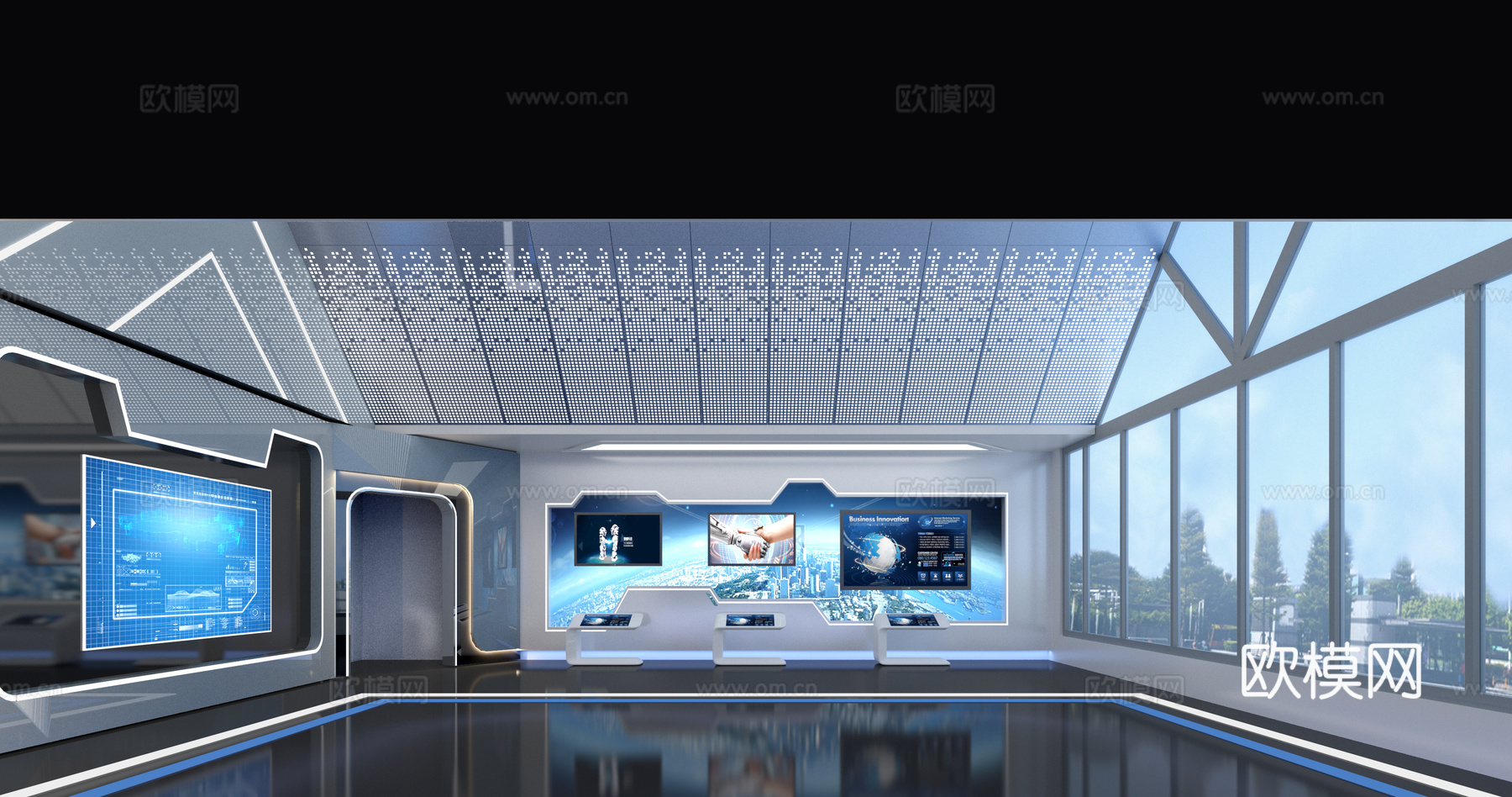 科技展厅3d模型