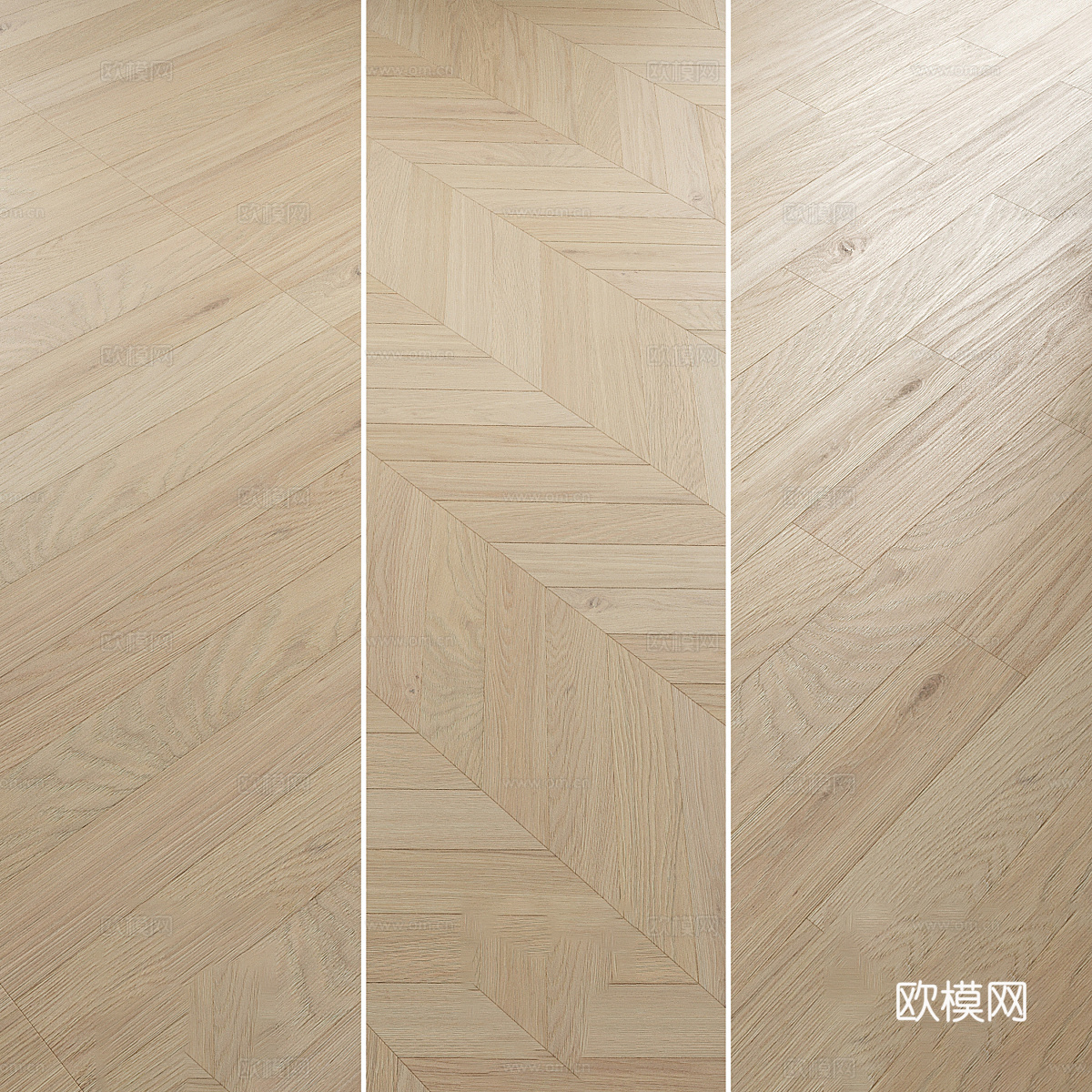 现代北欧原木木地板材质3d模型