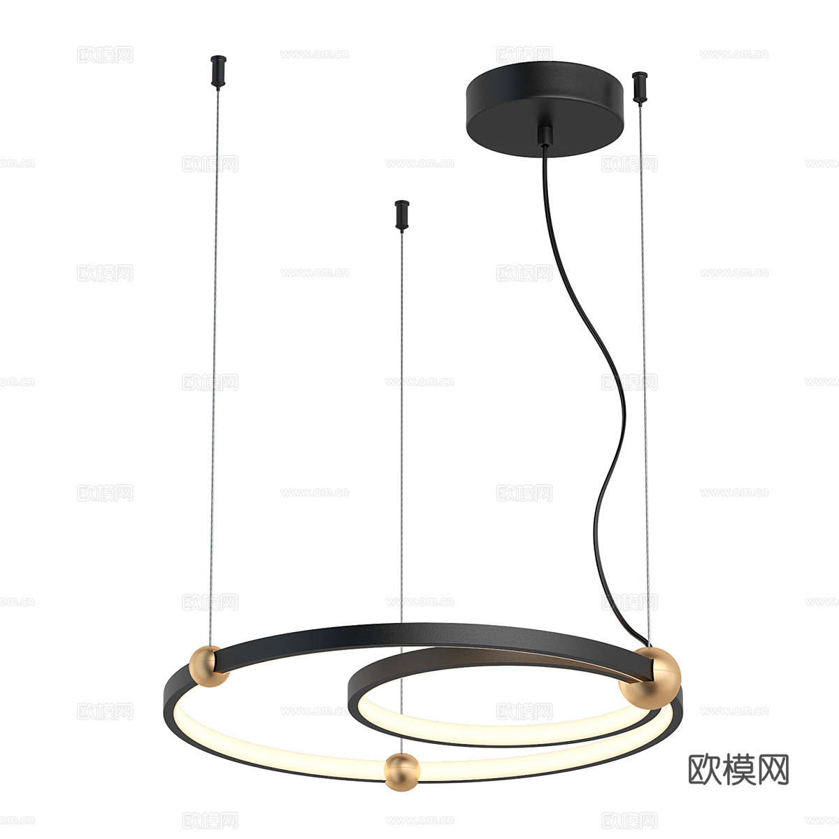 现代简约轻奢吊灯 吊灯 简约吊灯 餐厅吊灯 客厅吊灯 灯3d模型