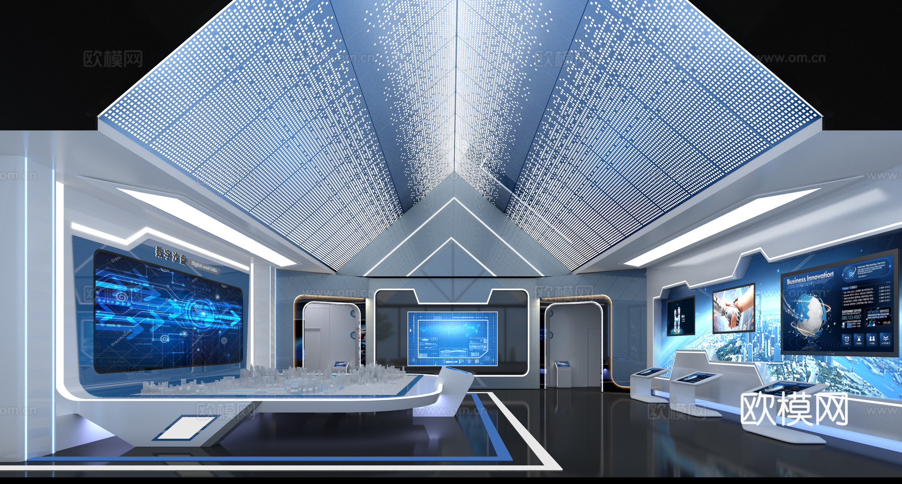科技展厅3d模型