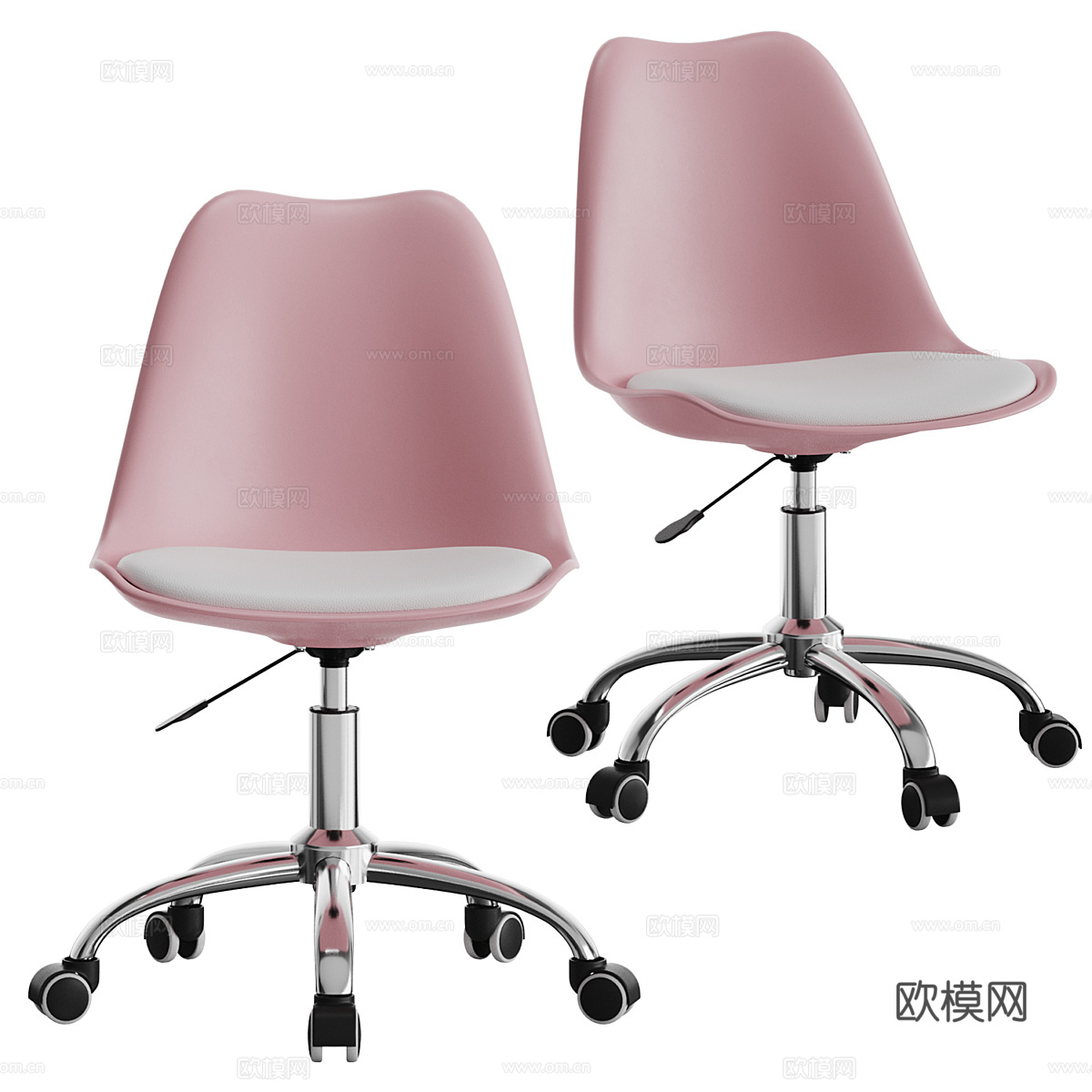 现代意式电脑椅 办公椅3d模型